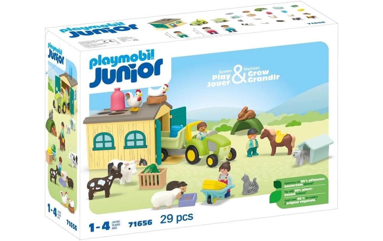 Image of Playmobil Spielbausteine "50 Jahre Playmobil Junior: Bauernhof-Abenteuer 71656"