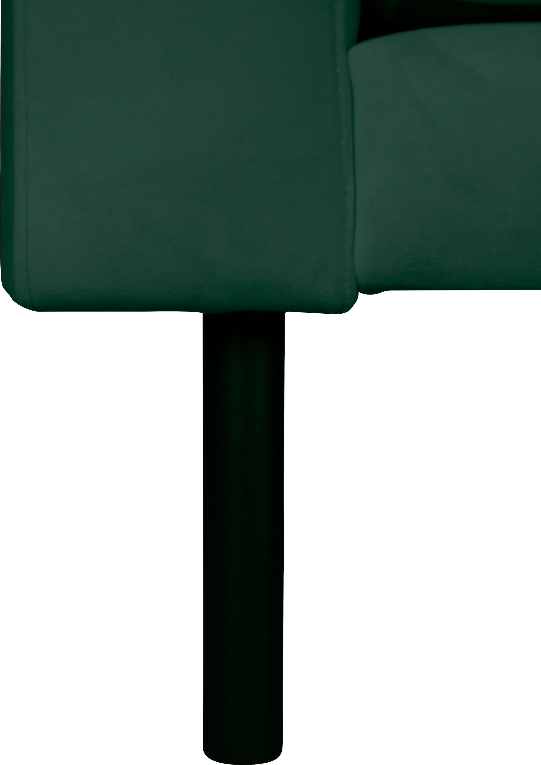 Guido Maria Kretschmer Home&Living 2-Sitzer »Lillibeth Designsofa mit Wellenunterfederung, Masse B/T/H: 155/74/83 cm«, Zierkissen als Wendekissen, in Samtoptik oder Cord