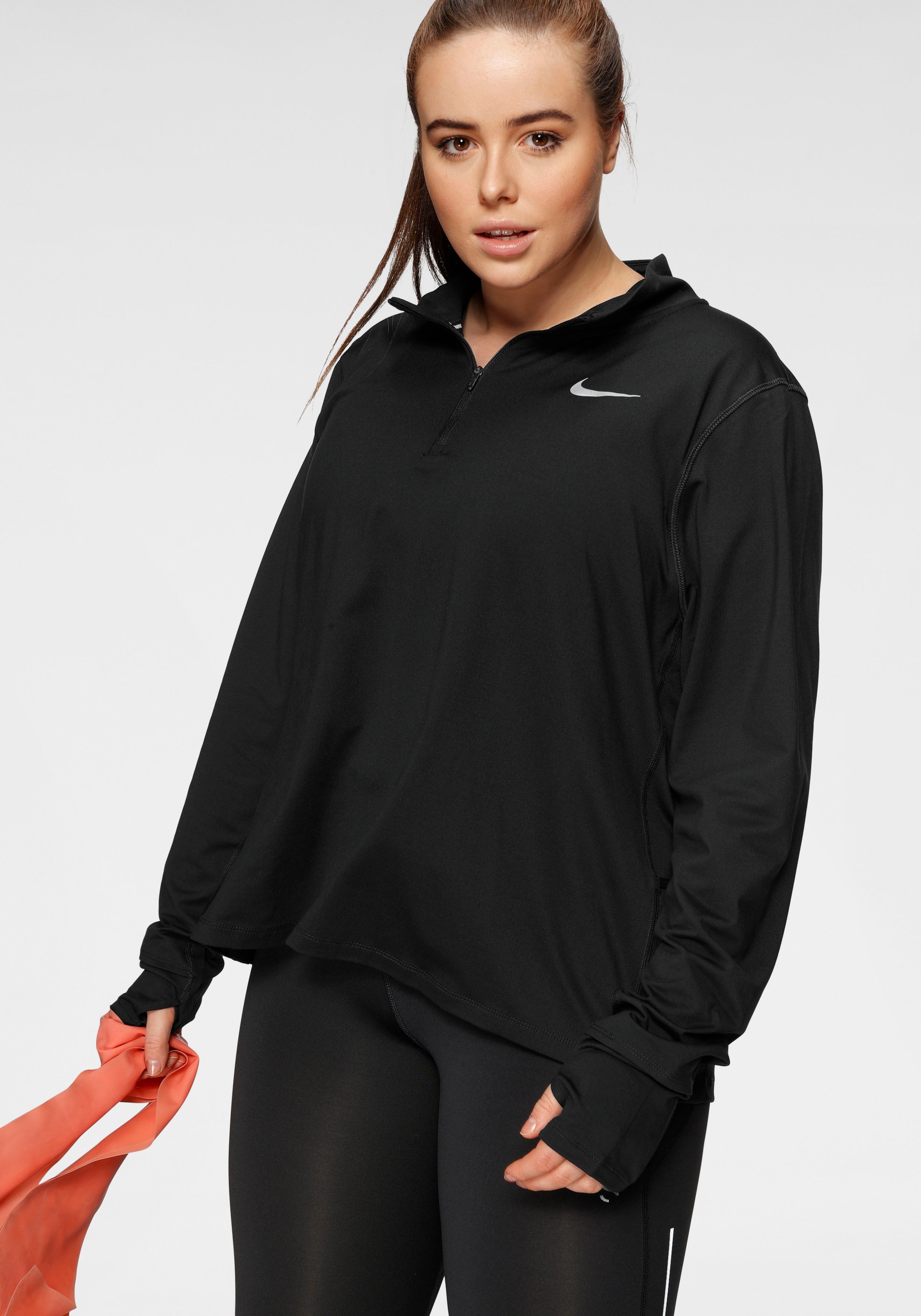 Image of Nike Laufshirt »Element Women's 1/-Zip Running Top (Plus Size)« bei Ackermann Versand Schweiz