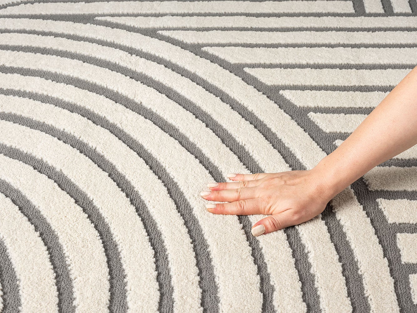 s.Oliver Teppich »Cilla, besondere Form, modernes Design« rechteckig 11 mm Höhe dichte Qualität, Woll-Look, Skandi, Boho, Wohnzimmer, Schlafzimmer