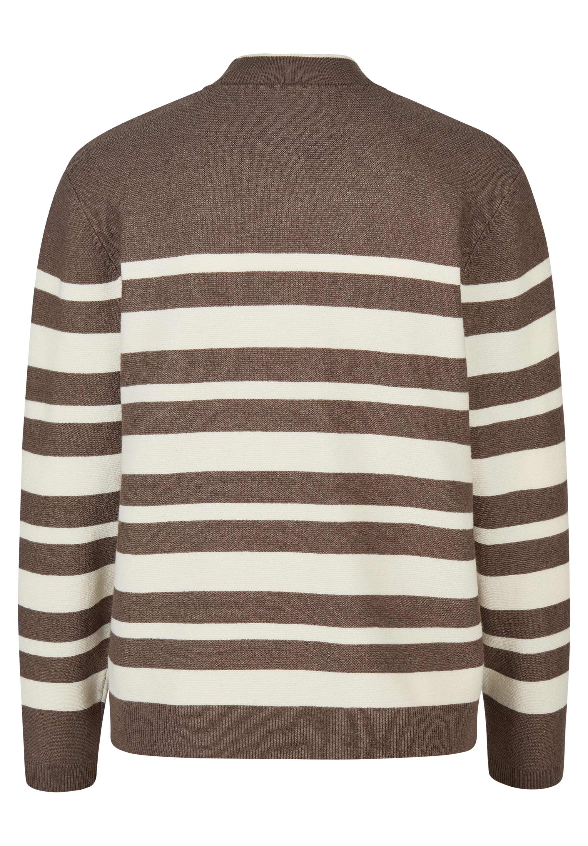 Rabe Strickpullover im Streifen-Design und mit Glitzer-Wording