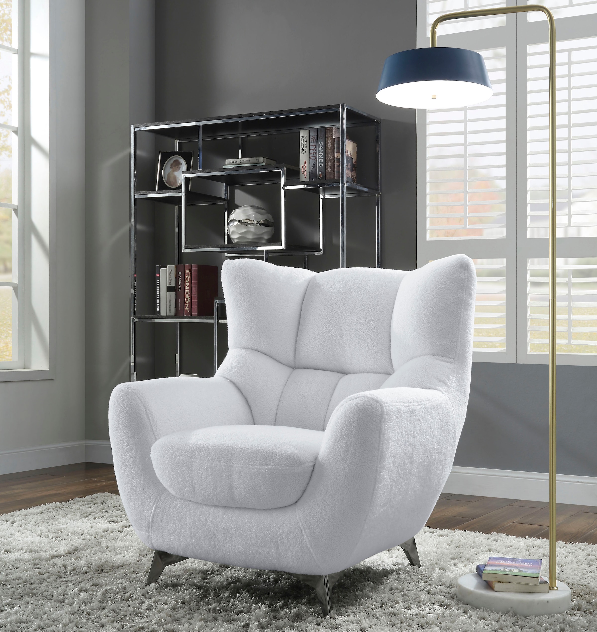 mit Sessel collection trendy Federkern, de frais livraison home sans ATLANTIC mit Bezug sur Teddyoptik »Shawn«,