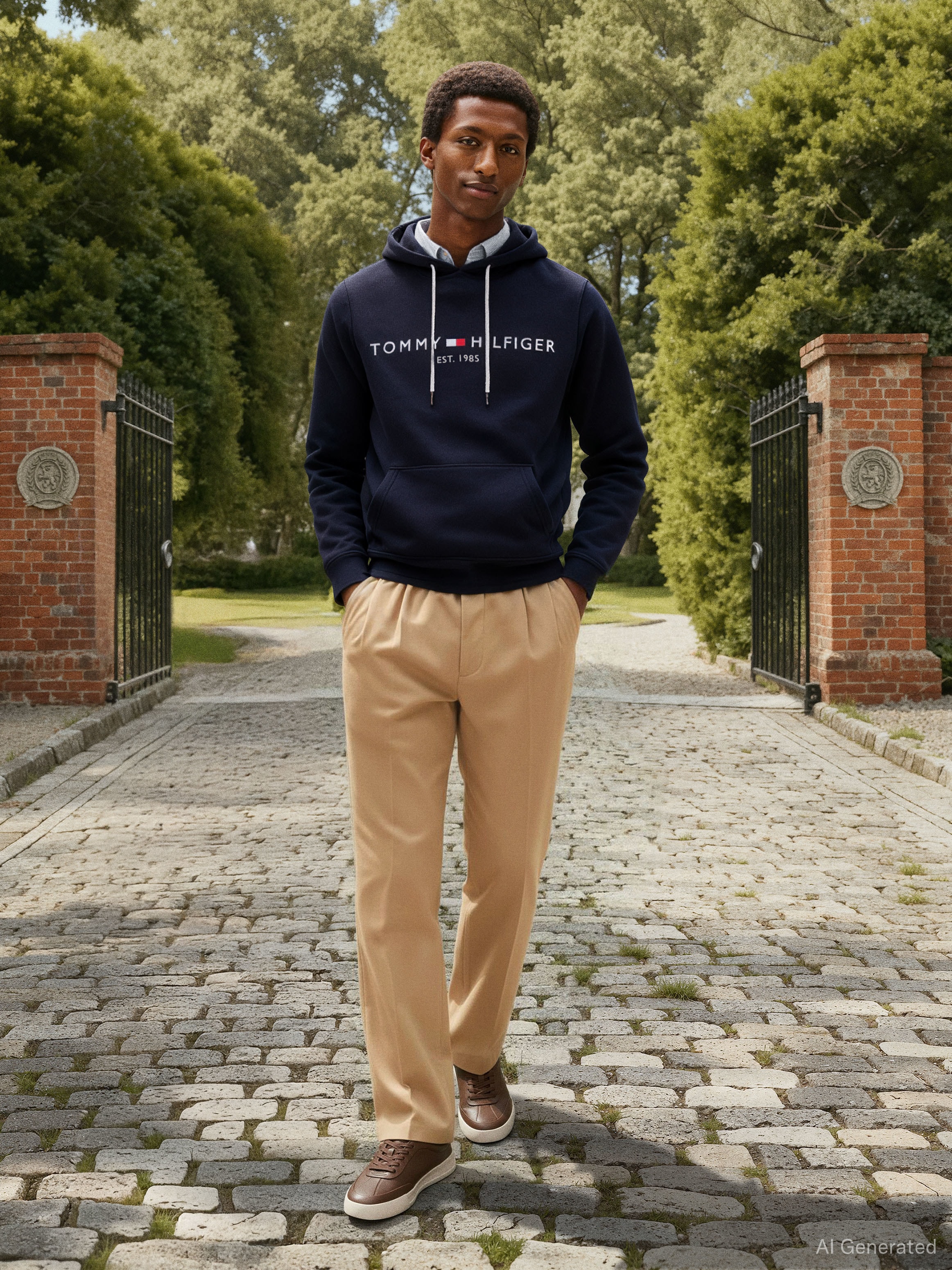 Tommy Hilfiger Sweat à capuche »TOMMY LOGO HOODY«, mélange coton
