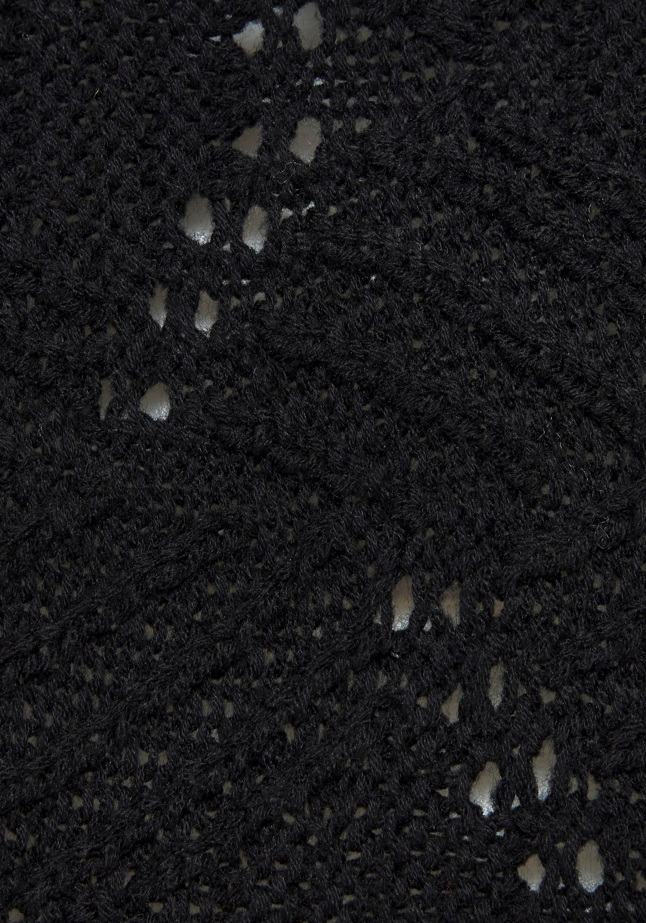 LASCANA Fledermauspullover, mit aufwendigem Strickmuster