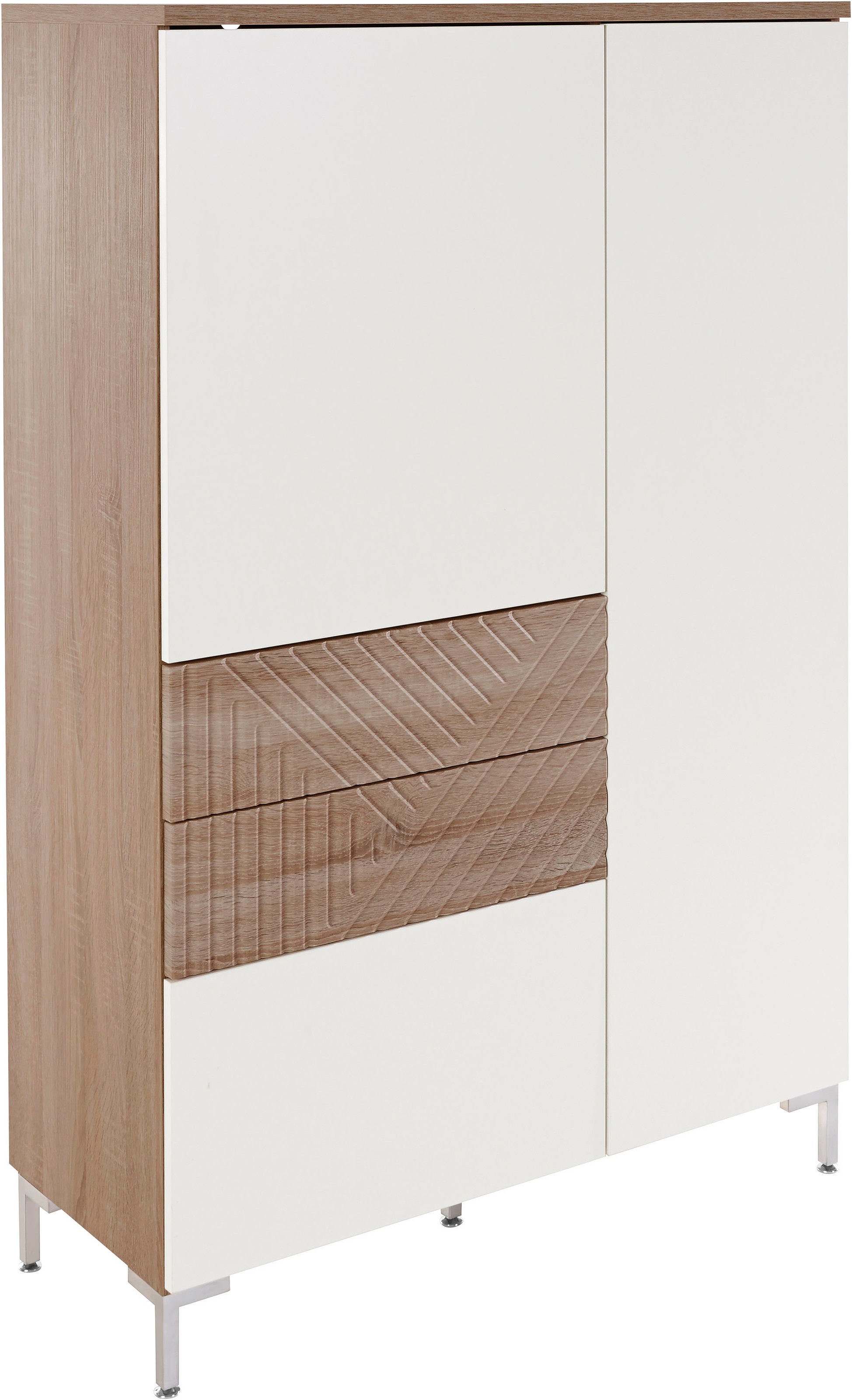 Image of INOSIGN Highboard »Greta«, mit schönen Fräsungen in den Schubladenfronten, Breite 99 cm bei Ackermann Versand Schweiz