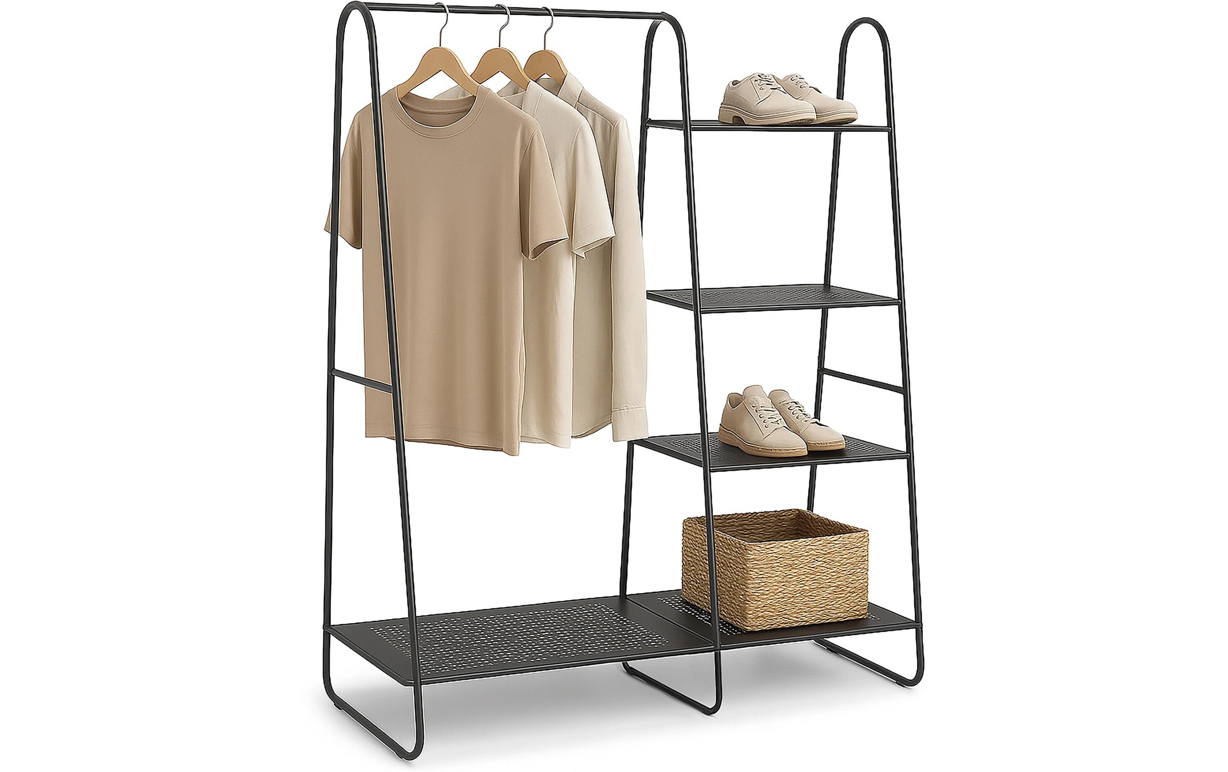 Image of relaxdays Garderobenständer "mit 5 Böden"