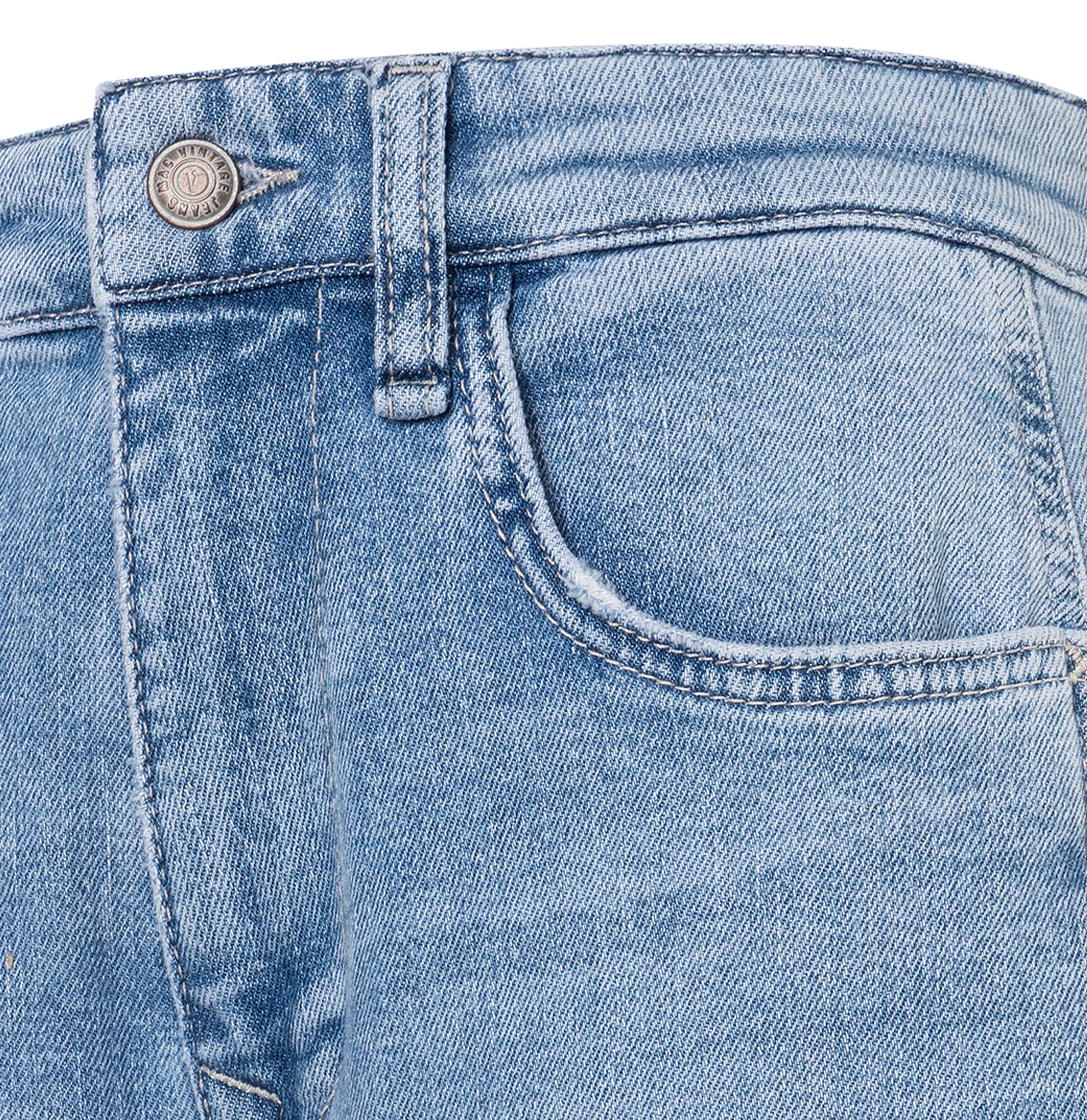 MAC Jeans à 5 poches »OHIO Barrel« Barrel Fit, Naht-Detail auf Kniehöhe