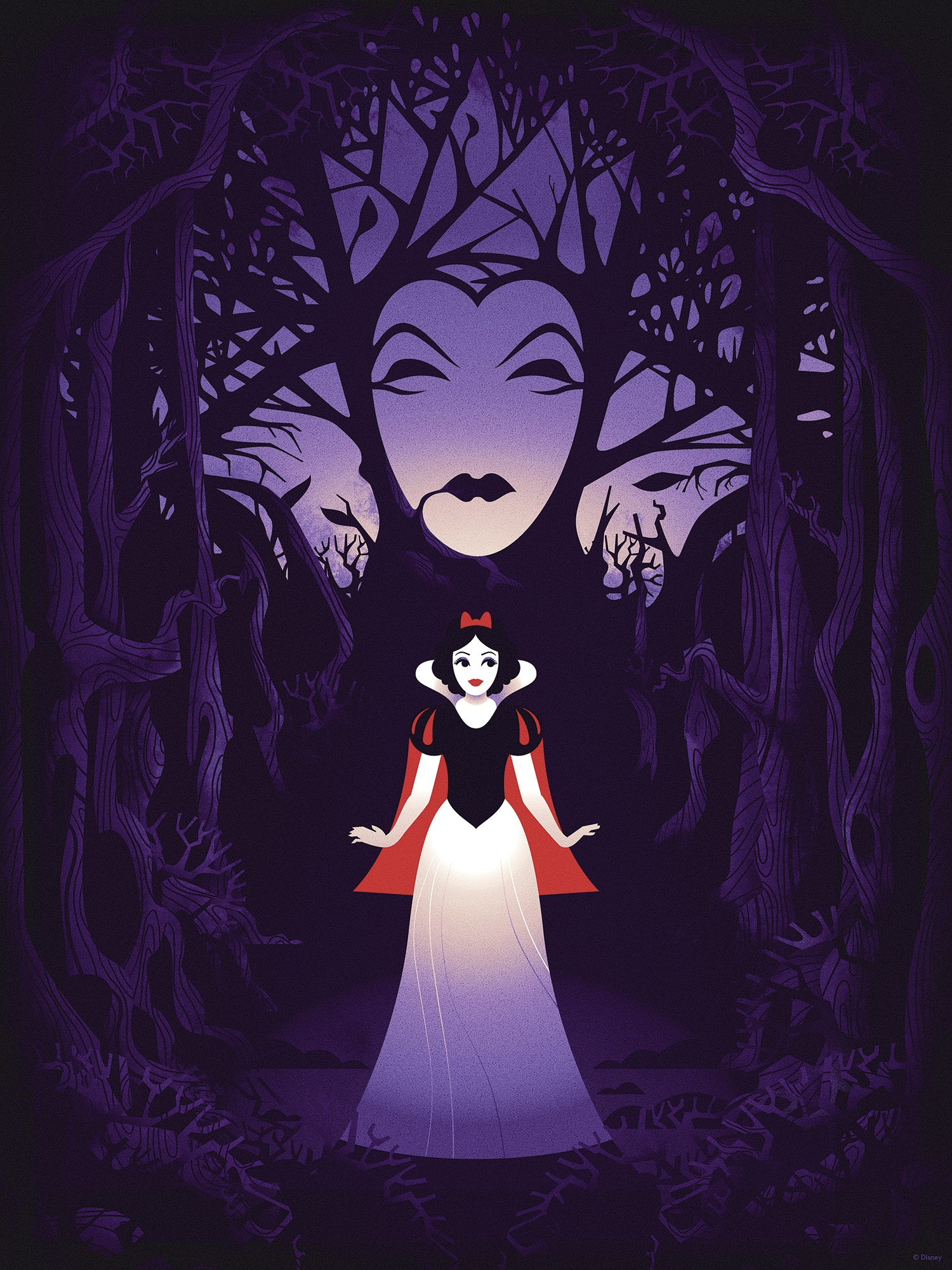 Komar Wandbild »Disney Snow White Evil Queen« Disney Set, 1 Stk. tlg. 30 x 40 cm (Breite x Höhe) - Kinderzimmer, Dekoration