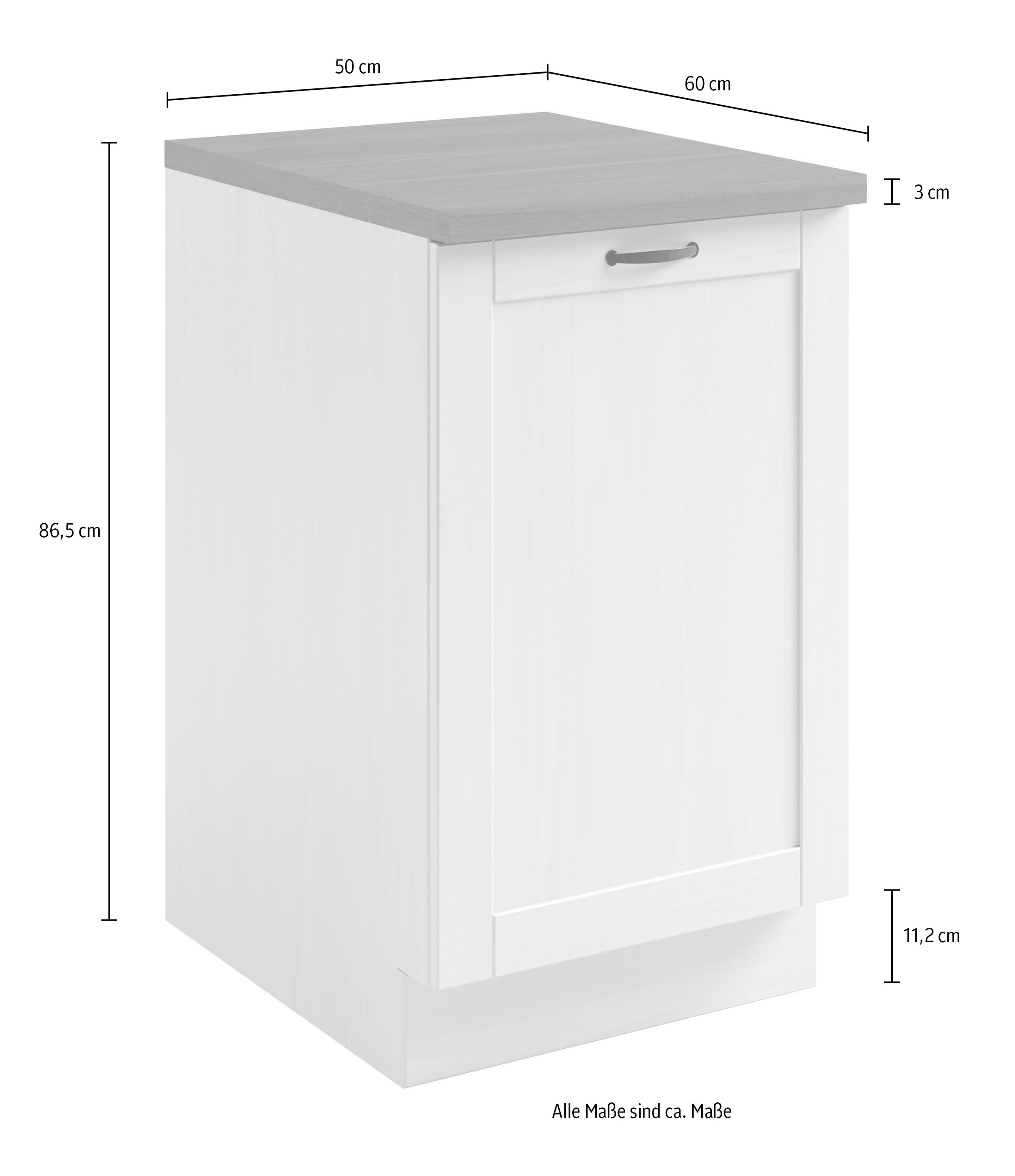 Home affaire Unterschrank »Teramo« Breite 50 cm, 1 Tür, 1 Einlegeboden
