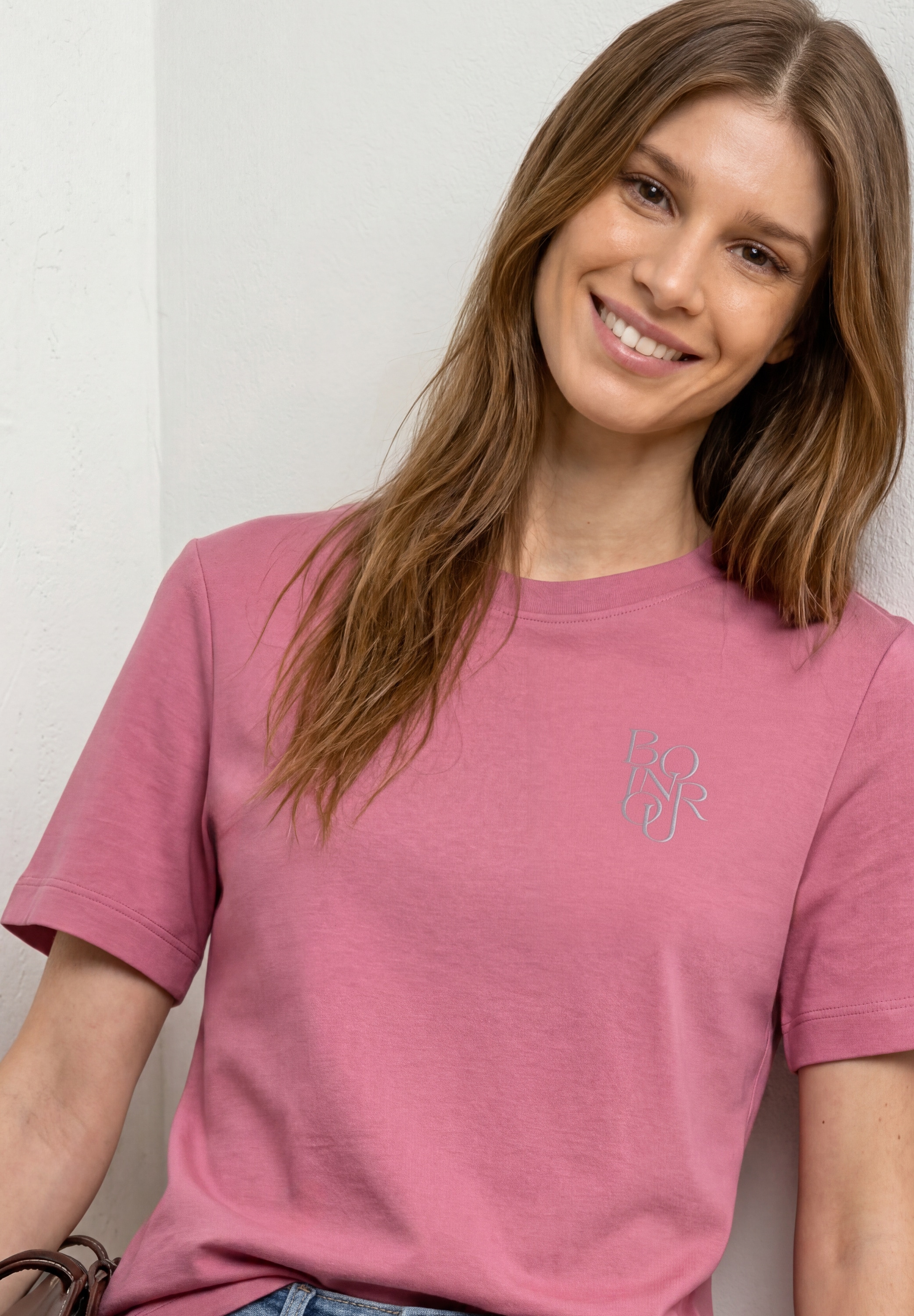 Image of STREET ONE Kurzarmshirt Sommershirt miz Chestprint