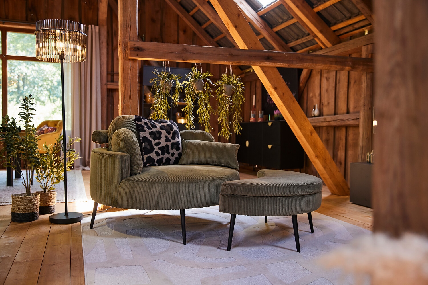 Biederlack Coussin décoratif »Leo Part« dans le design léopard tendance