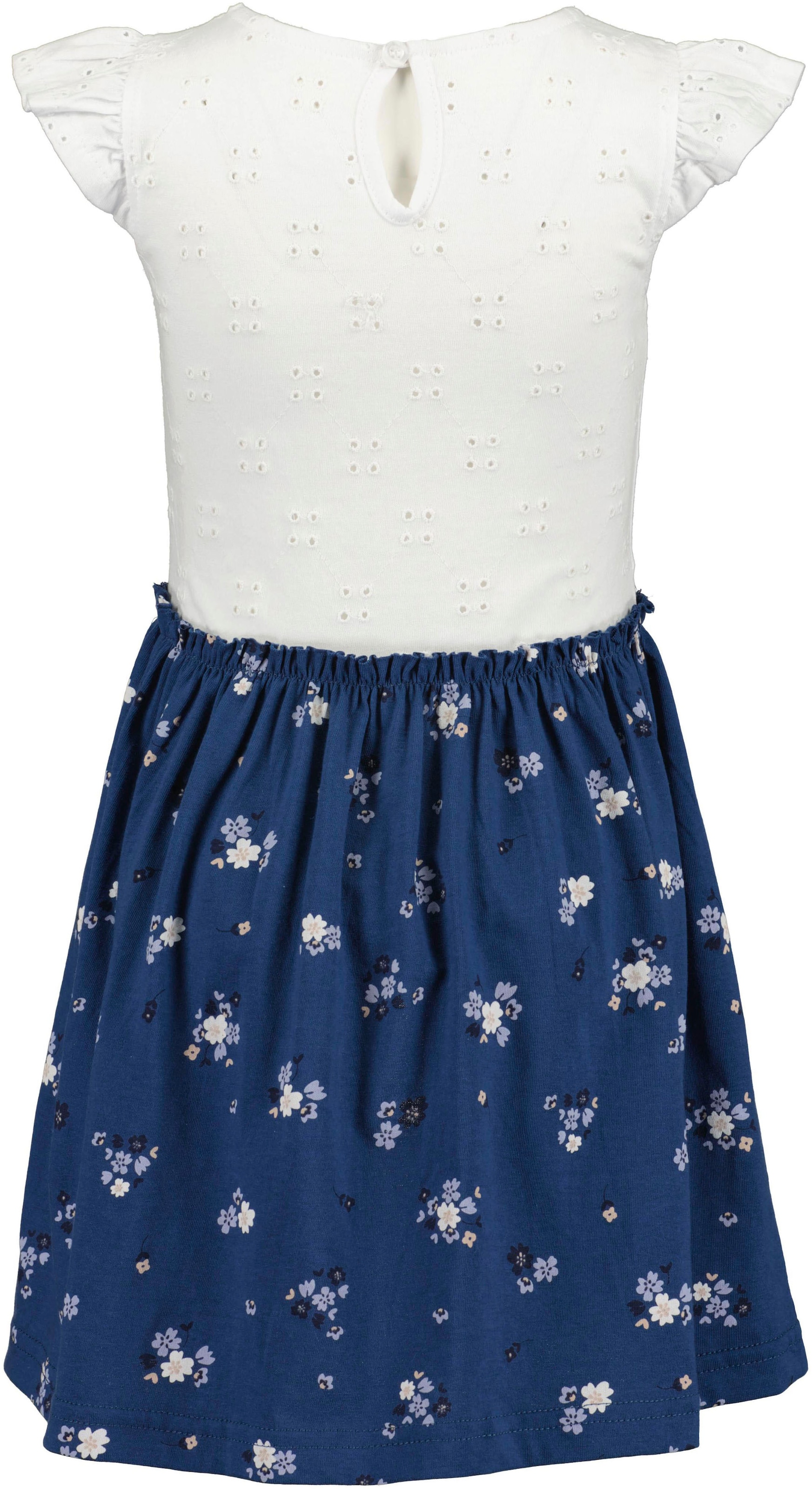 Blue Seven Shirtkleid 1 tlg. tlg. im Oberteil im tollen Lochstickerei-Look