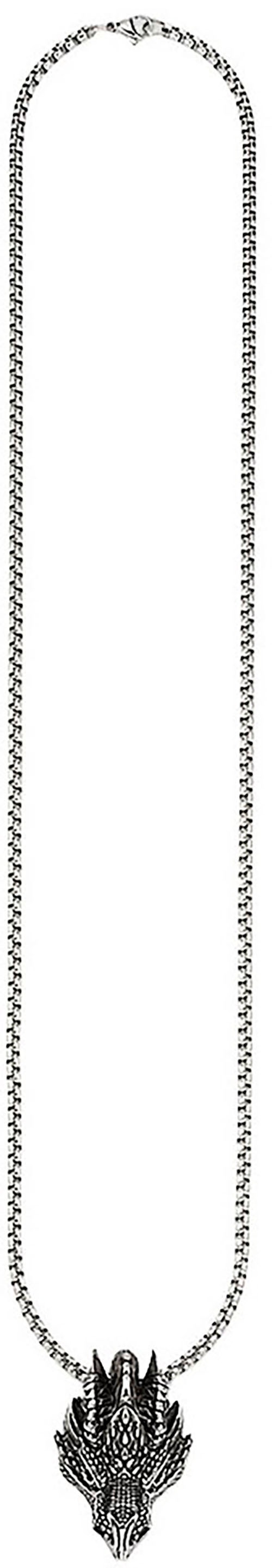 Bruno Banani Kette mit Anhänger "Schmuck Geschenk Edelstahlkette mit Anhänger Drachen-Optik"
