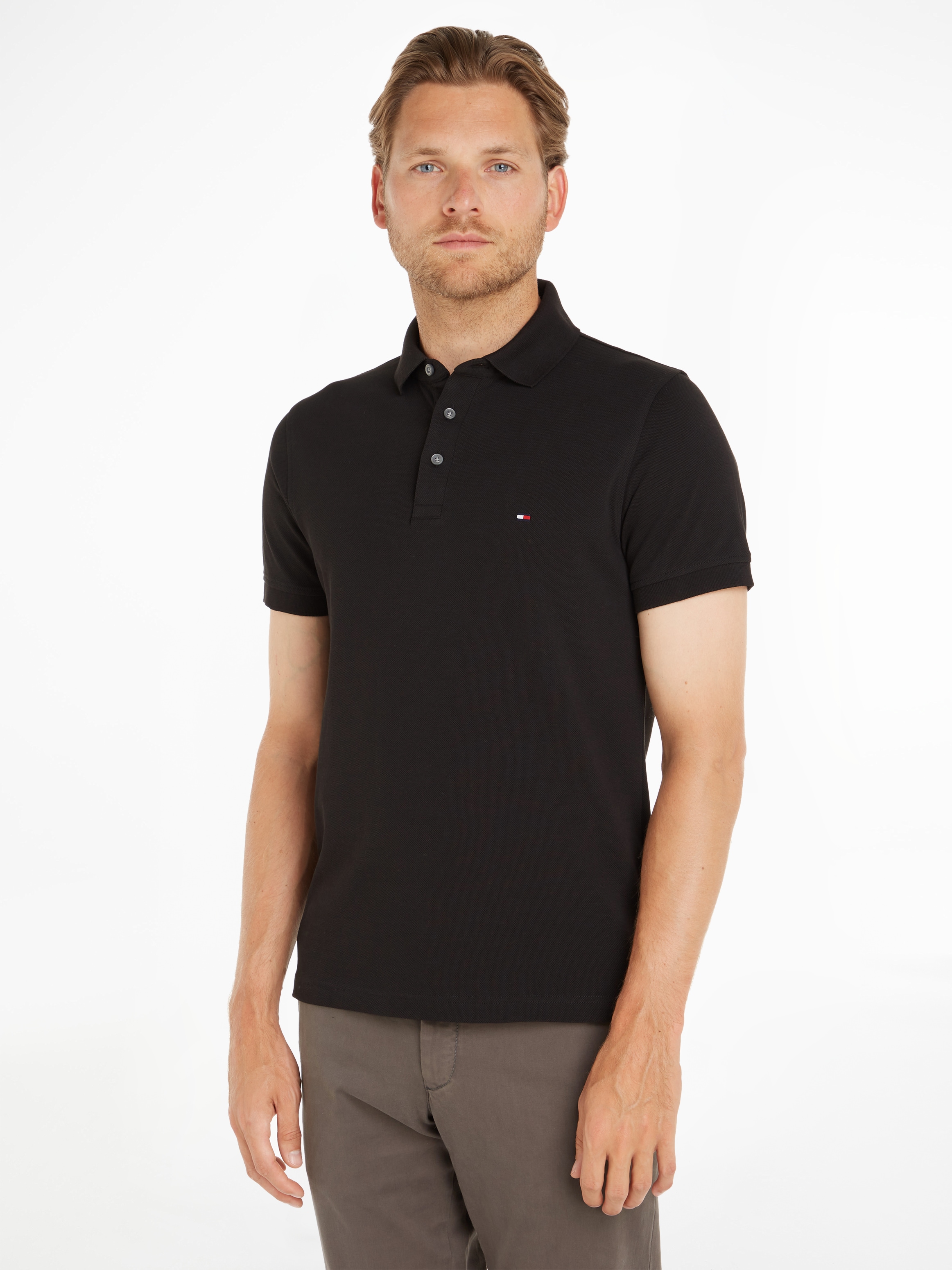 Tommy Hilfiger Poloshirt »1985 SLIM POLO«, hochwertige Baumwoll-Piqué-Qualität