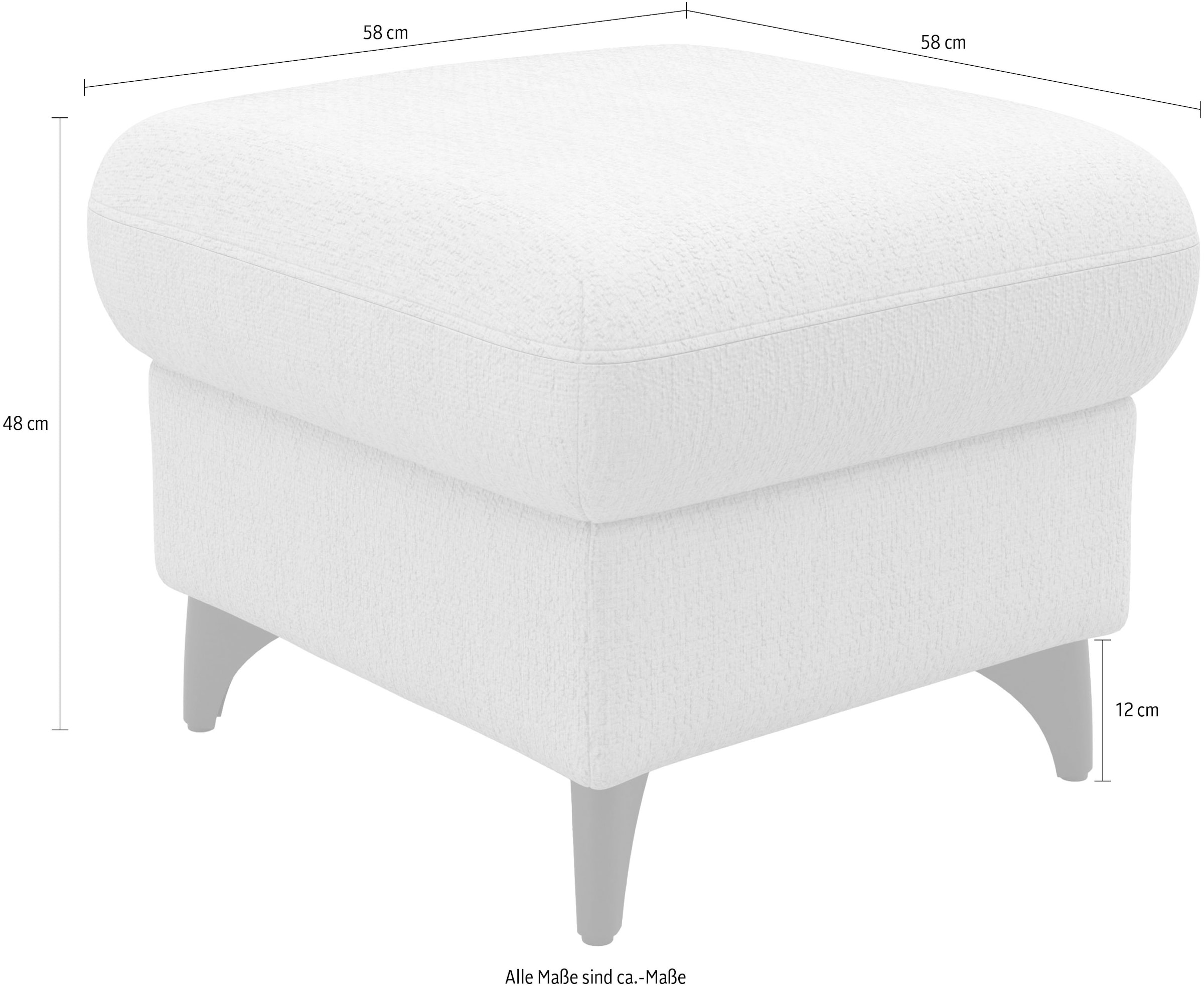 sit&more Polsterhocker »Glendale« mit Stauraum