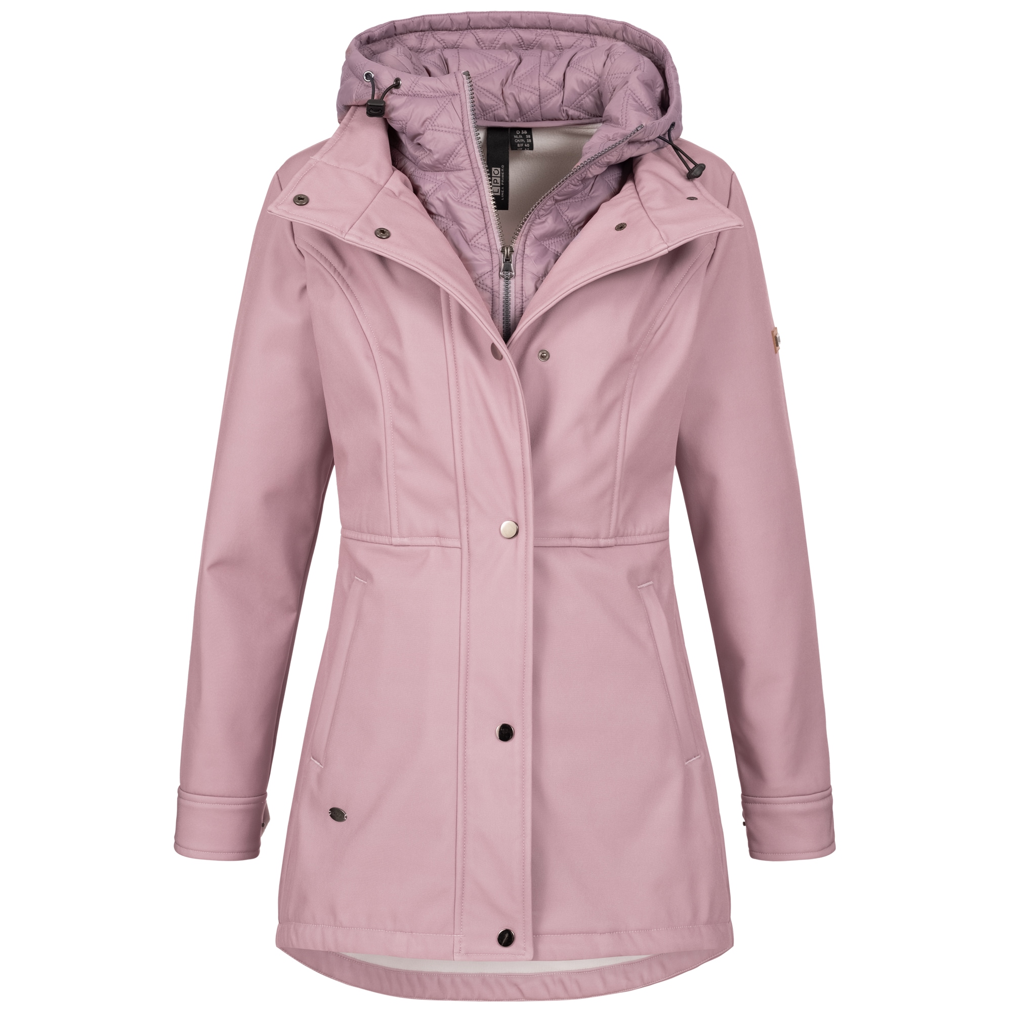 Softshelljacke »LUCANIA PEAK Women«, leichte Softshelljacke mit All-Over-Print und...