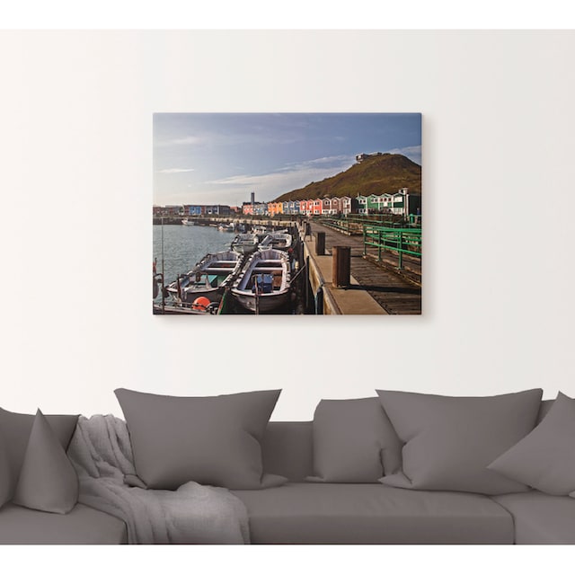 Artland Wandbild »Hafen Helgoland«, Europa, (1 St.), als Leinwandbild,  Wandaufkleber oder Poster in versch. Grössen à bas prix