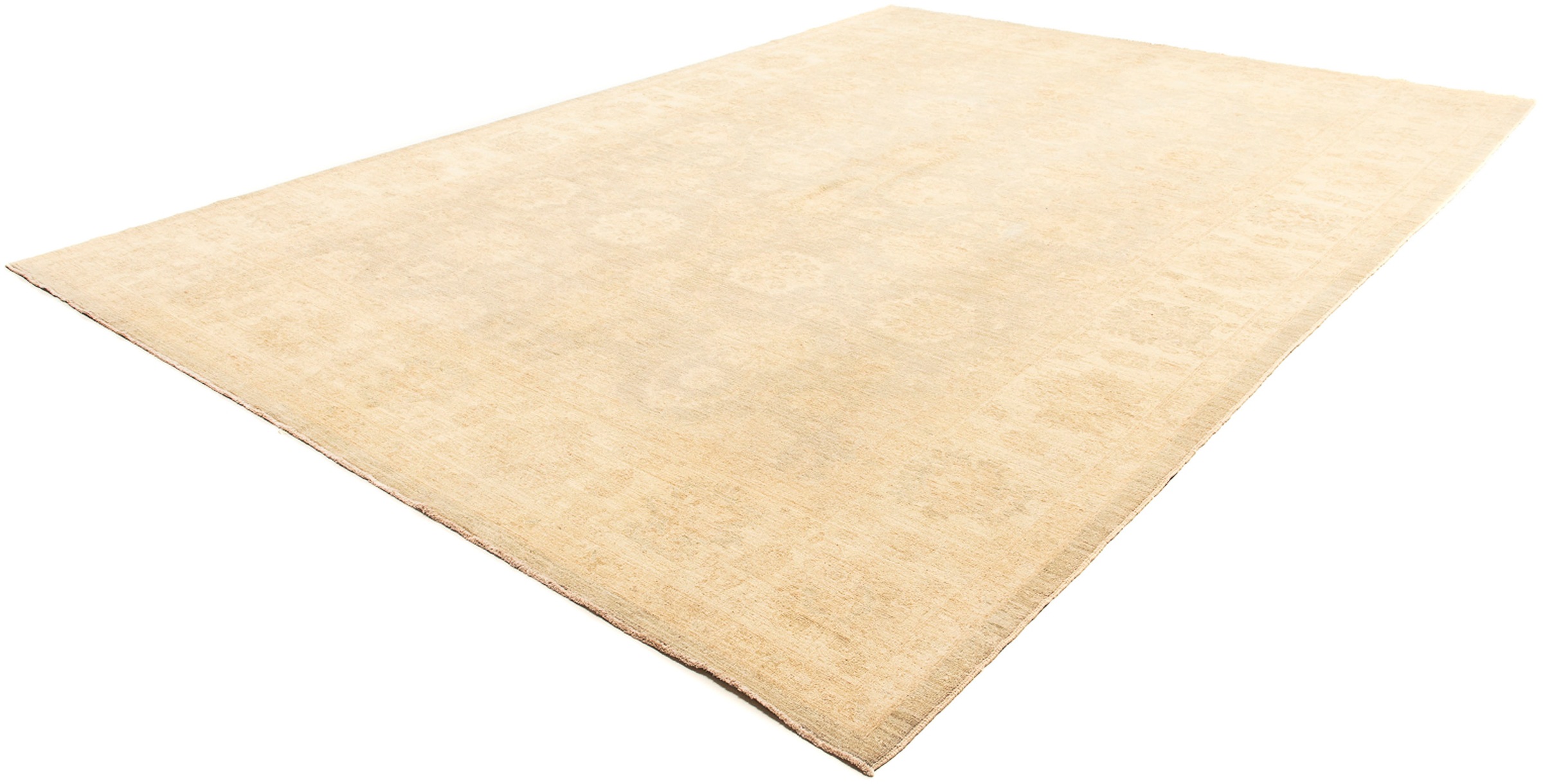 Image of morgenland Orientteppich »Ziegler - 417 x 295 cm - hellbraun«, rechteckig, 6 mm Höhe, Wohnzimmer, Handgeknüpft, Einzelstück mit Zertifikat bei Ackermann Versand Schweiz