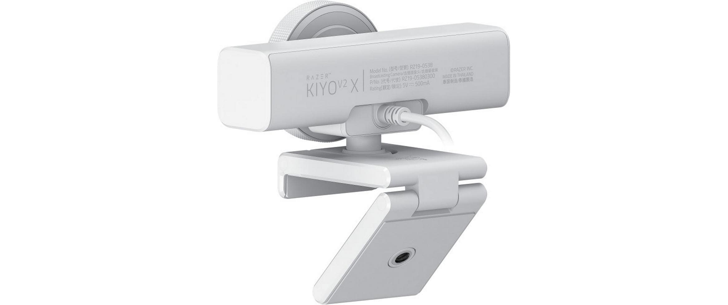 RAZER Webcam »Kiyo V2 X 1080p 60 fps« Full HD Webcam mit manuellem und automatischem Fokus, Weiss