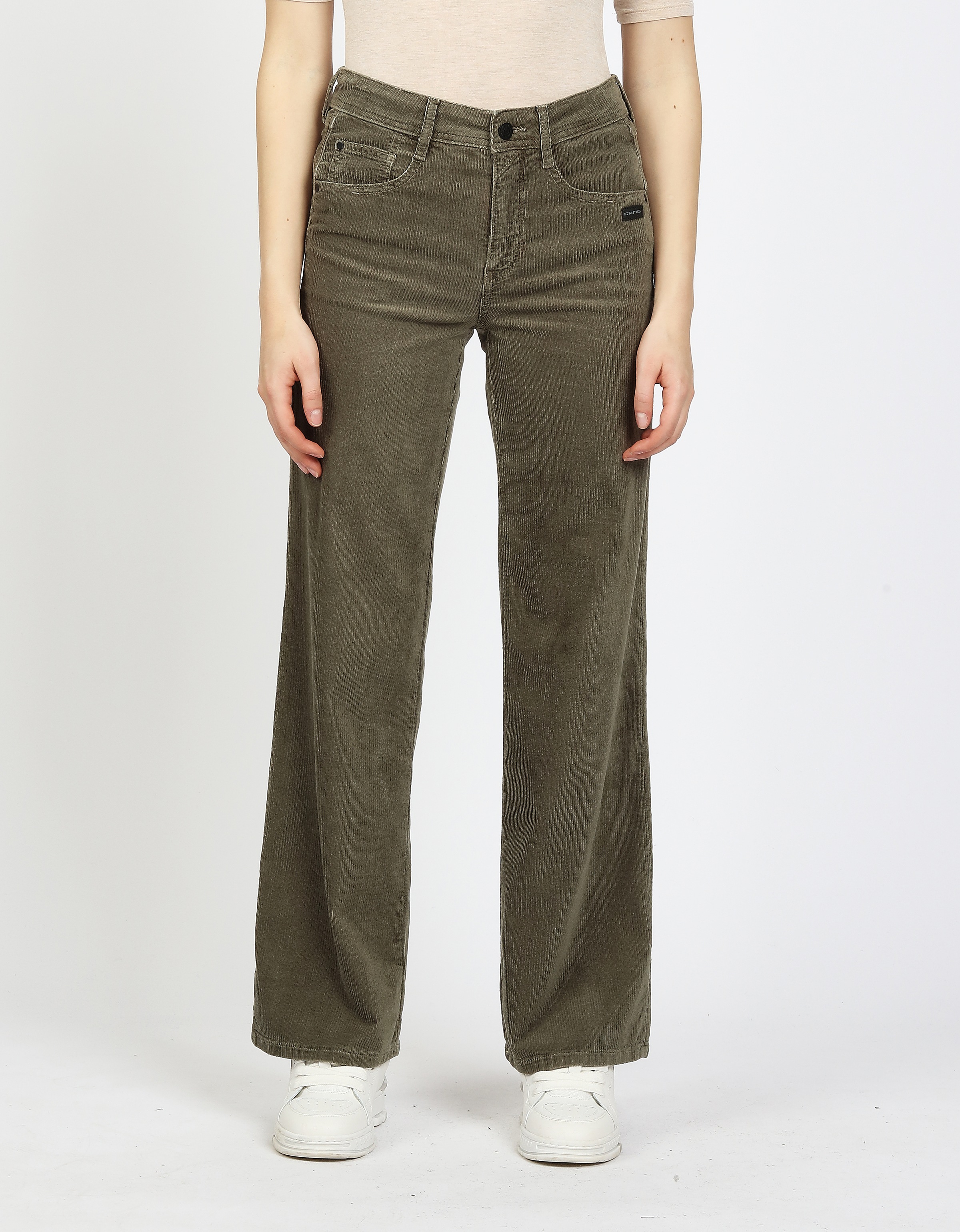 Image of GANG Cordhose "94AMELIE WIDE" im lässigen Wide Fit