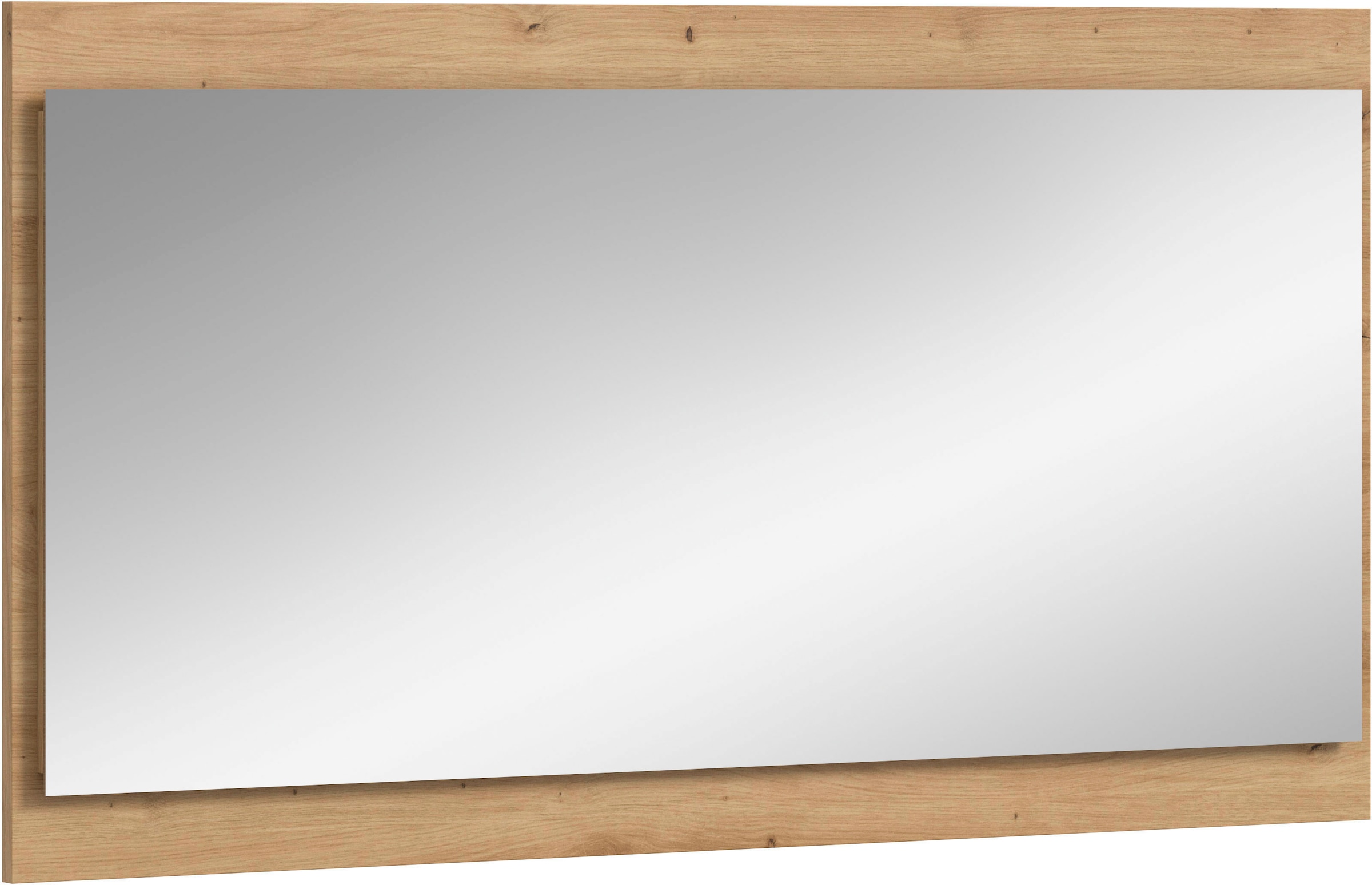 Image of Home affaire Wandspiegel "EVRID, Breite 110 cm, Rahmenoptik, farblich abgesetze Trägerplatte" Spiegel, Garderobenspiegel, Flurspiegel, Dielenspiegel, Spiegelpaneel