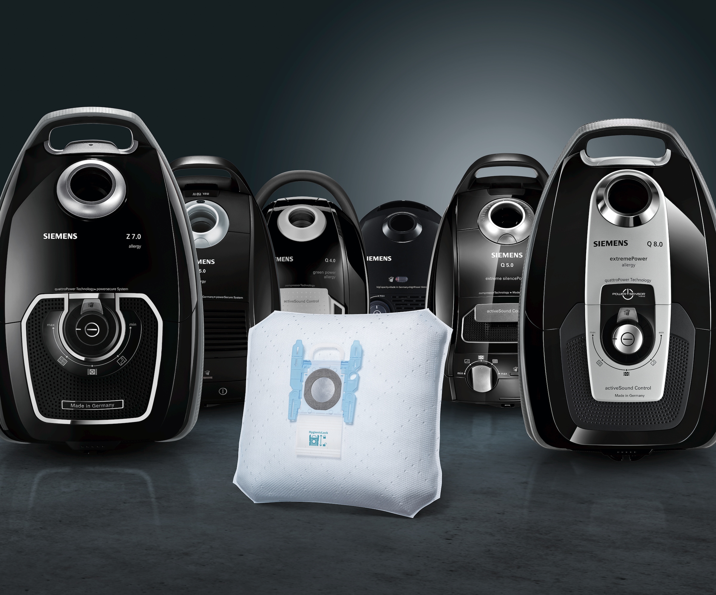 SIEMENS Sac d'aspirateur »VZ41FGALL« 4er- Pack, passend für SIEMENS Beutel Staubsauger