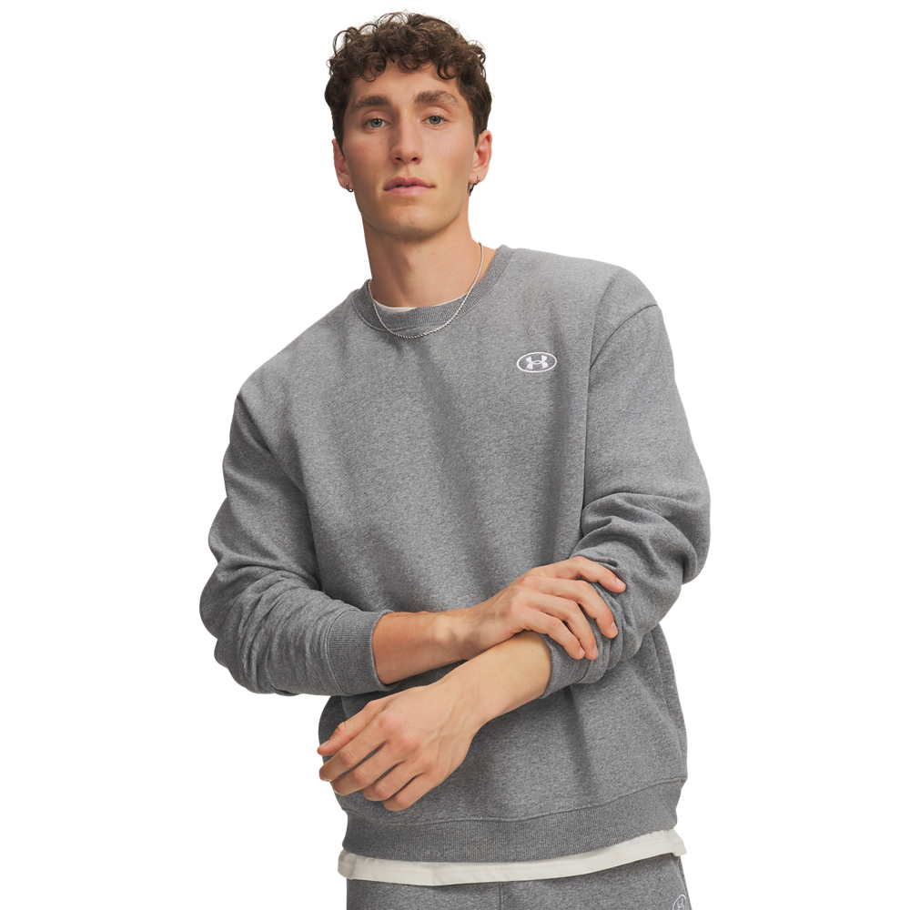 Image of Under Armour Sweatshirt "UA RIVAL FLC CREW", mit klassischem Crew-Design, aus Baumwolle und Polyester