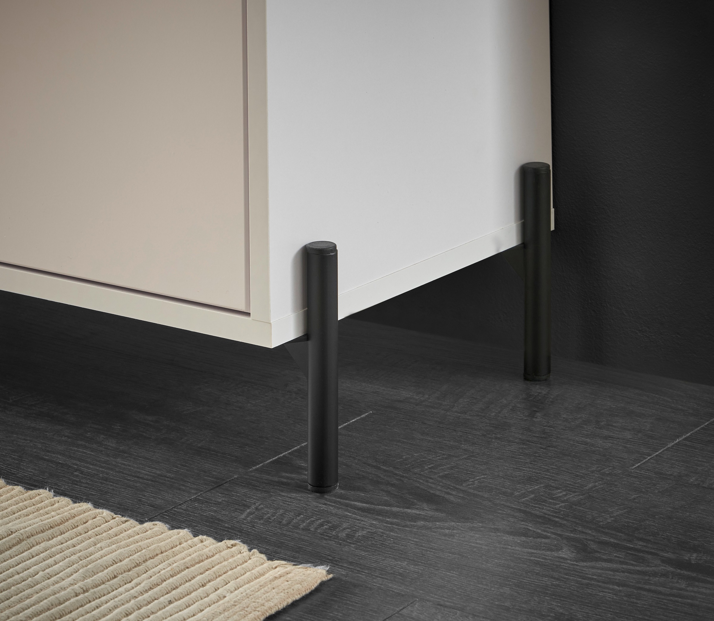 BASIC by Balculina Armoire sous lavabo »Avanto B/H/T 60x55x35 cm« 1 cuis tlg. Largeur 60cm, fermeture douce pour portes, FSC-Mix 70%