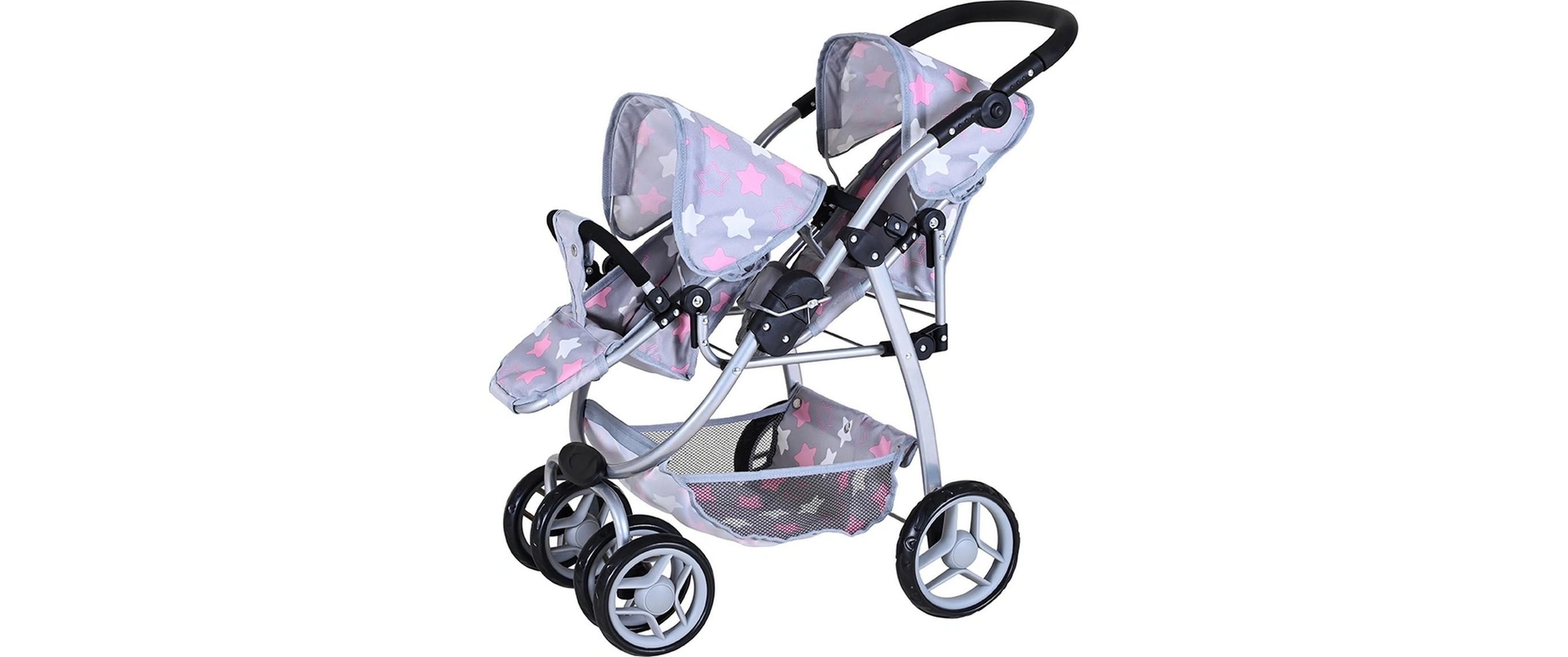 Knorrtoys® Puppen-Zwillingsbuggy »Milo Star«