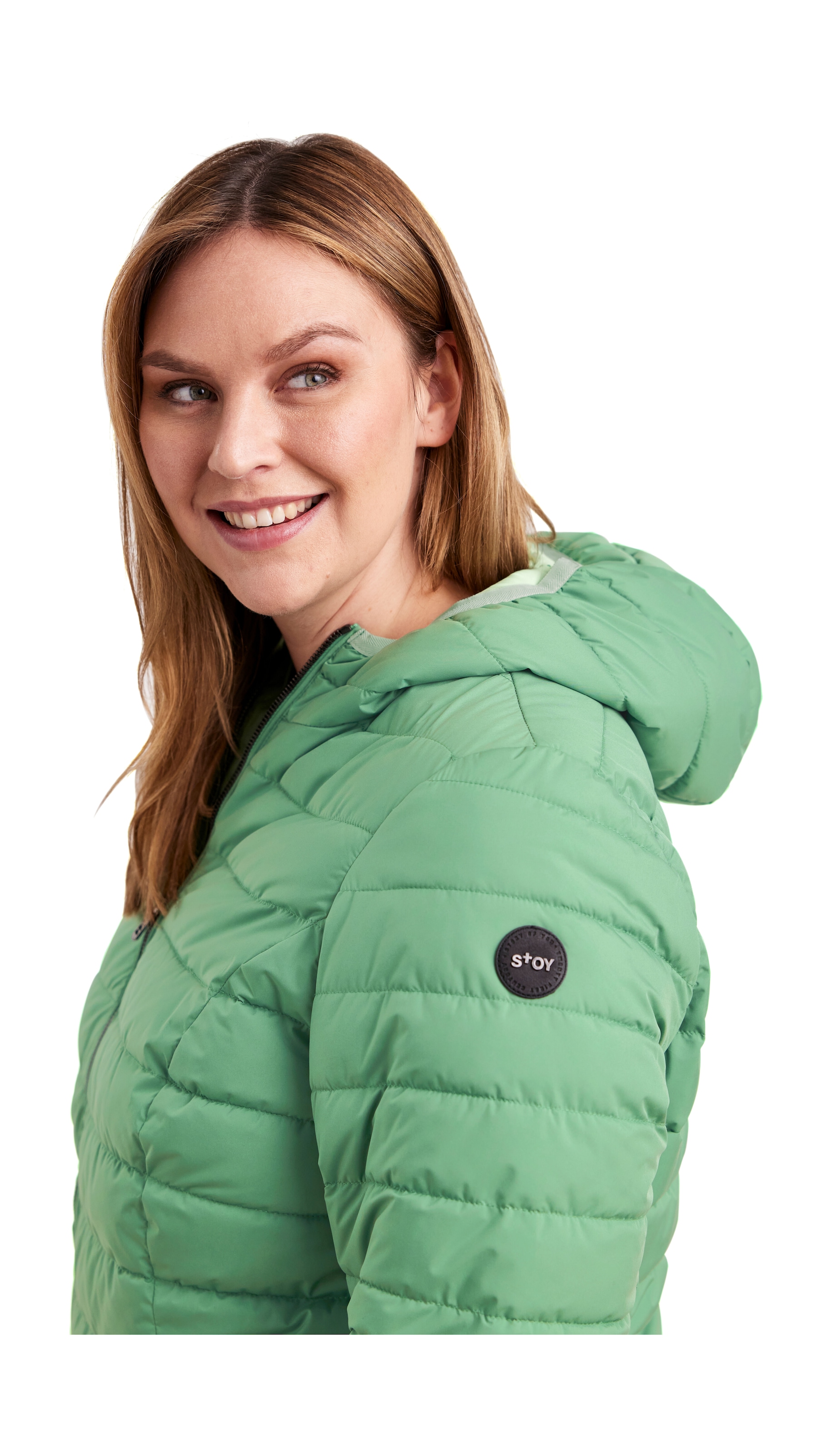 STOY Steppjacke »STS 3 WMN QLTD JCKT«, atmungsaktive, wasserabweisende Damen Steppjacke in grossen Grössen