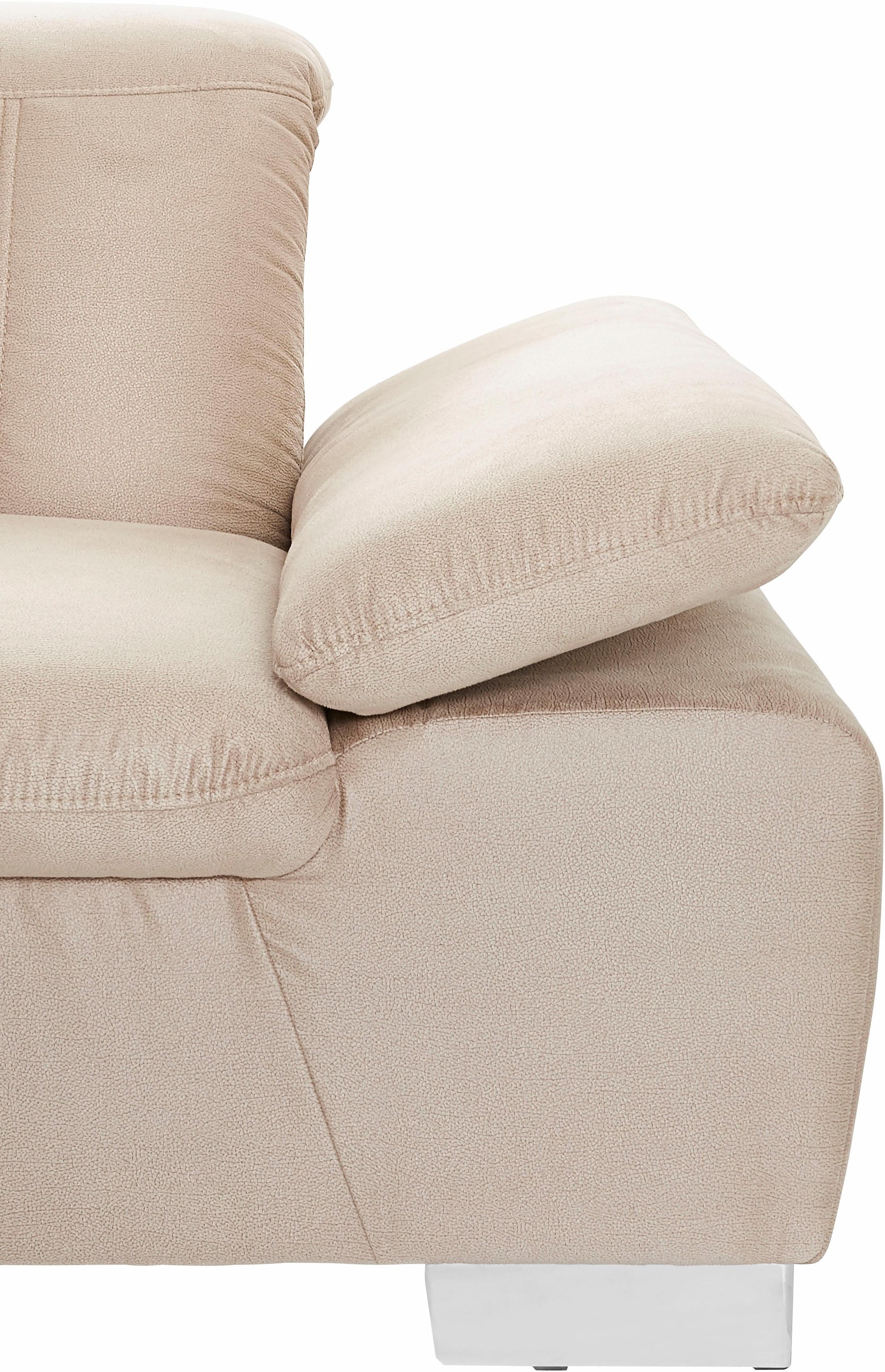 DOMO collection 2,5-places »Milan inklusive komfortablen Federkern für mehr Sitzkomfort« mit Rückenverstellung