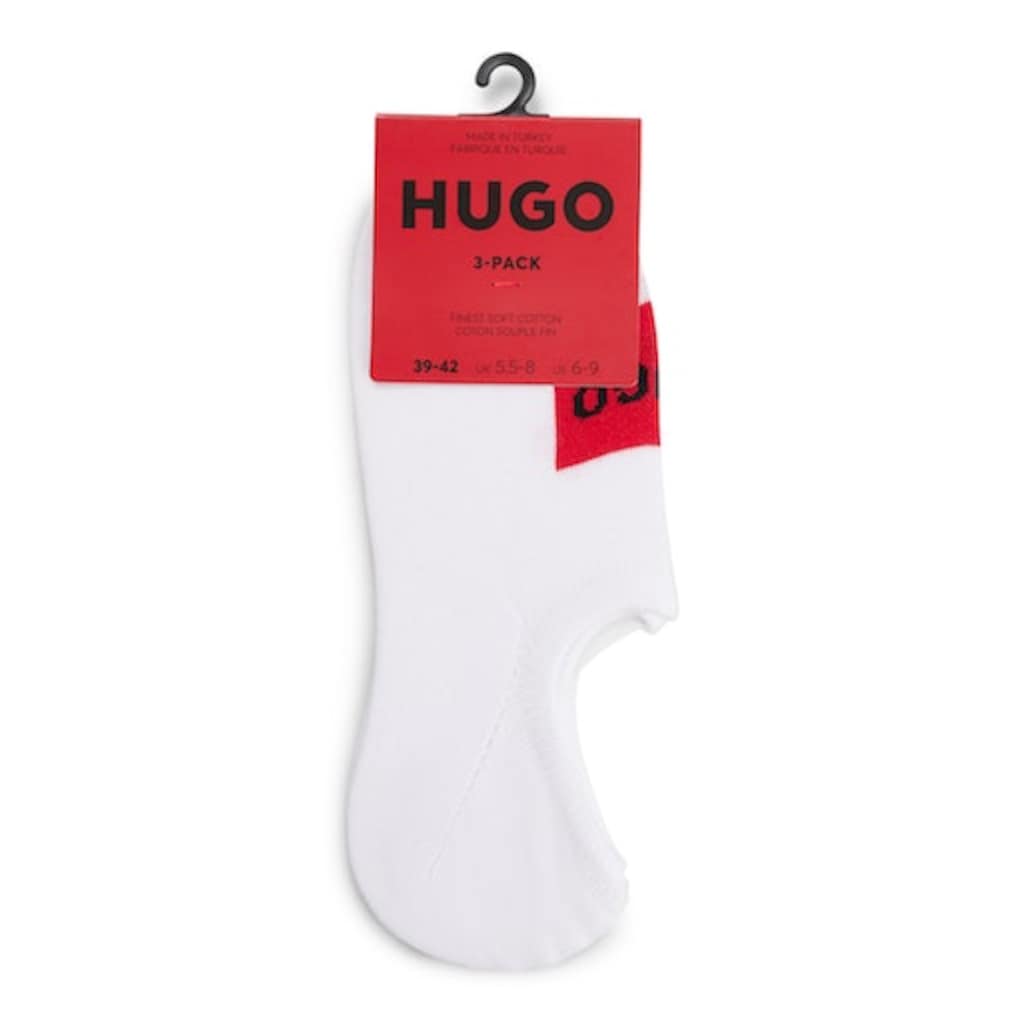 HUGO Underwear Freizeitsocken »3P LC LABEL CC«, (Packung, 3 Paar), mit Logostickerei