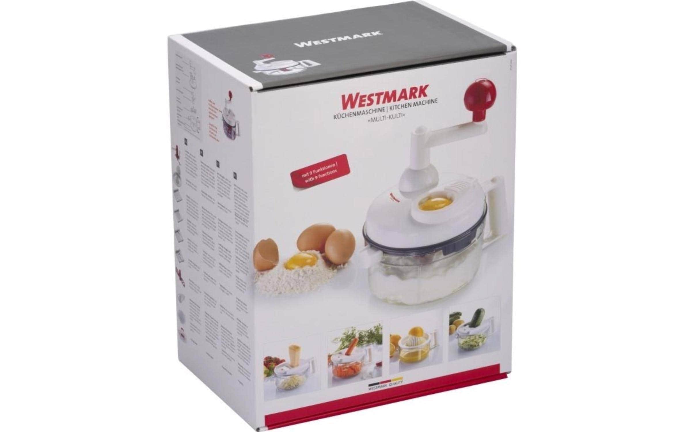 WESTMARK Küchenmaschine »Multi-Kulti« Küchenmaschine, 9 in 1, für viele unterschiedliche Anwendungen