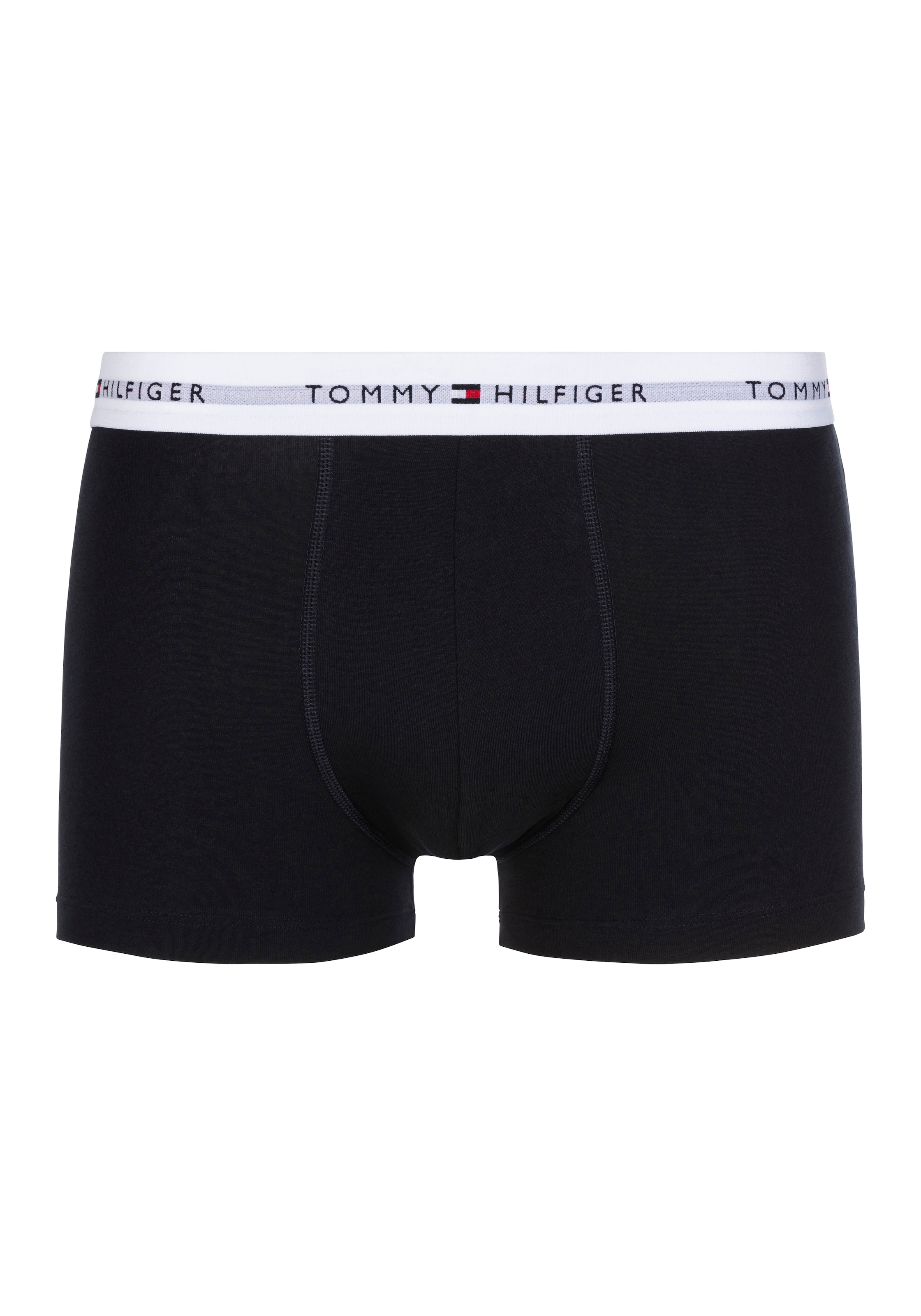 Tommy Hilfiger Underwear Trunk »3P WB TRUNK«, (Packung, 3 St., 3er-Pack), mit kontrastfarbenem Logobund