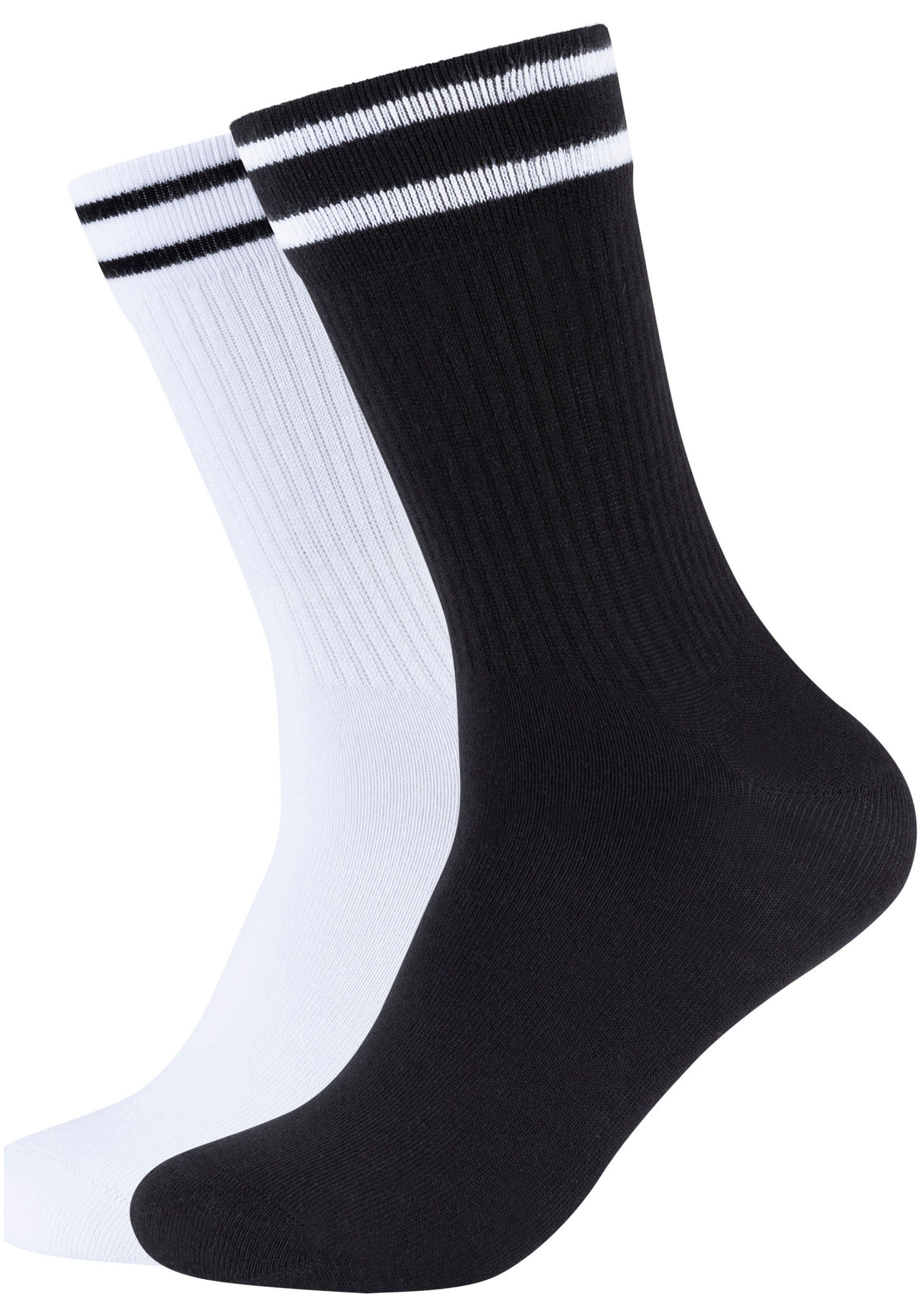 Socken, (2er Pack), Premium Qualität, verstärkte Ferse, verstärkte Zehen