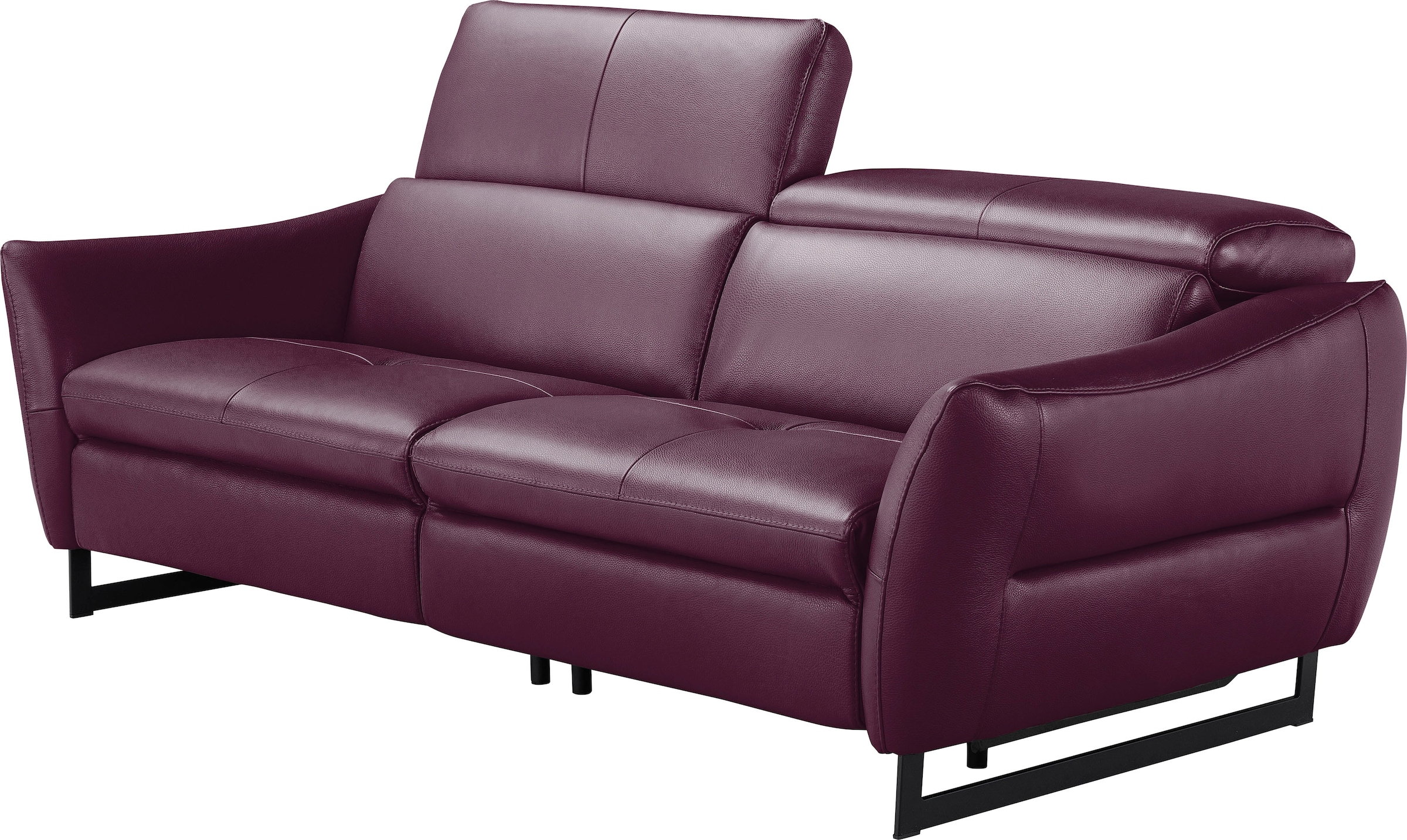 Image of Egoitaliano 2,5-Sitzer "Dafne, elegantes Designsofa mit hohem Sitzkomfort" wahlw. mit elektrischer Relaxfunktion, Kopfteile manuell verstellbar