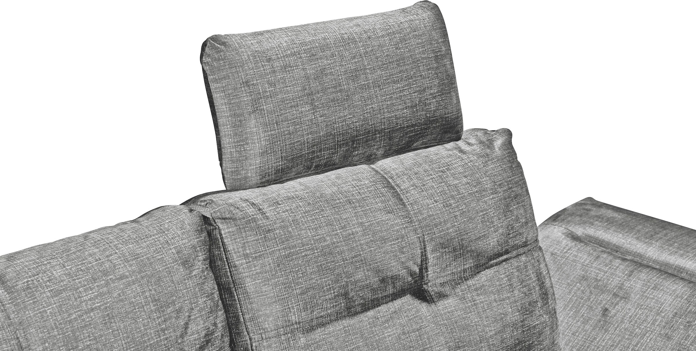 ED EXCITING DESIGN Ecksofa »Alija L-Form«, mit Bettfunktion, Armteilverstellung & Kopfstützen