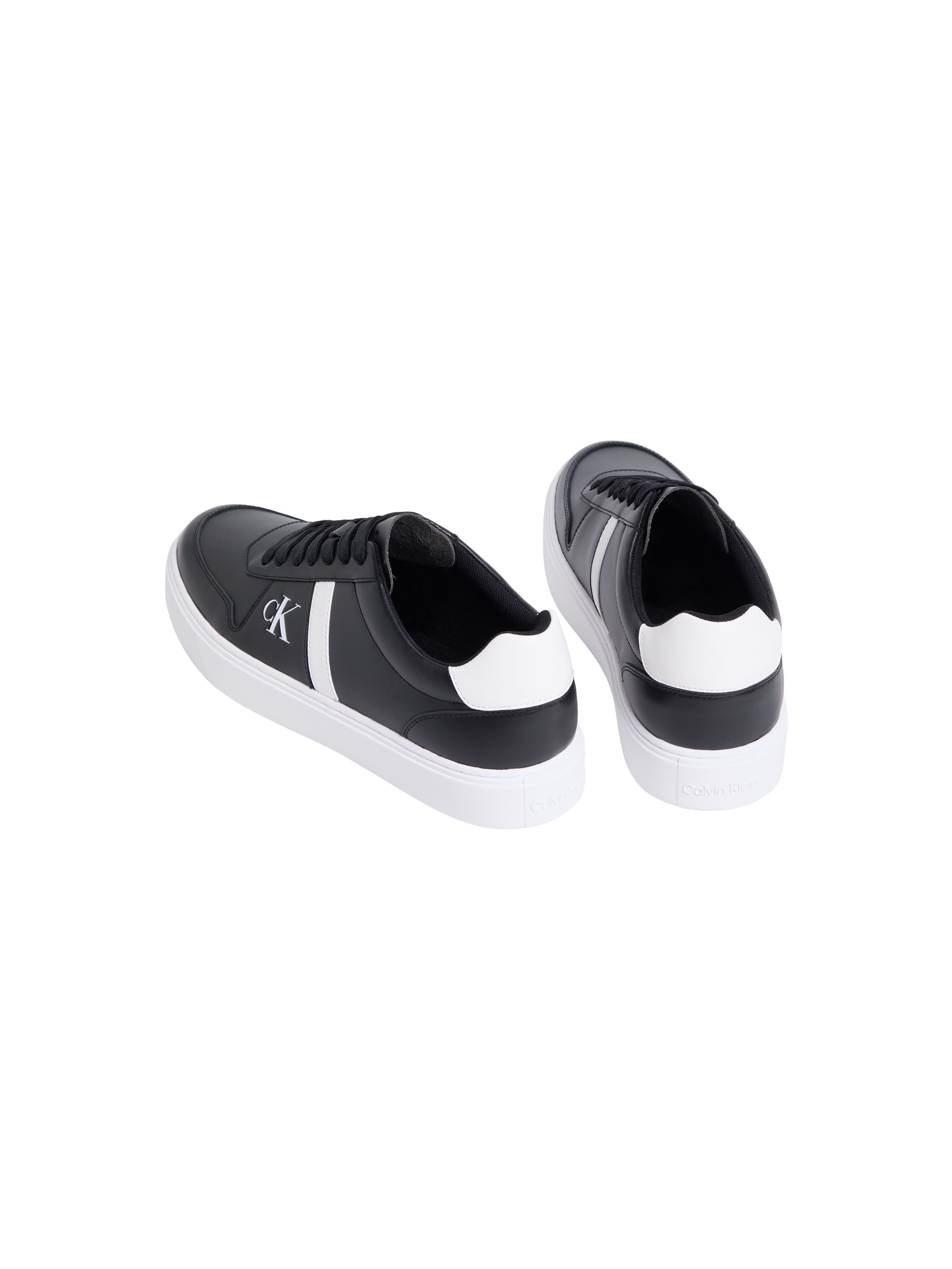 Calvin Klein Baskets à plateforme »CLASSIC CUPS LACE LTH EMB TONGUE«  basket sneaker, chaussure basse, chaussure à lacets avec logo CK latéral