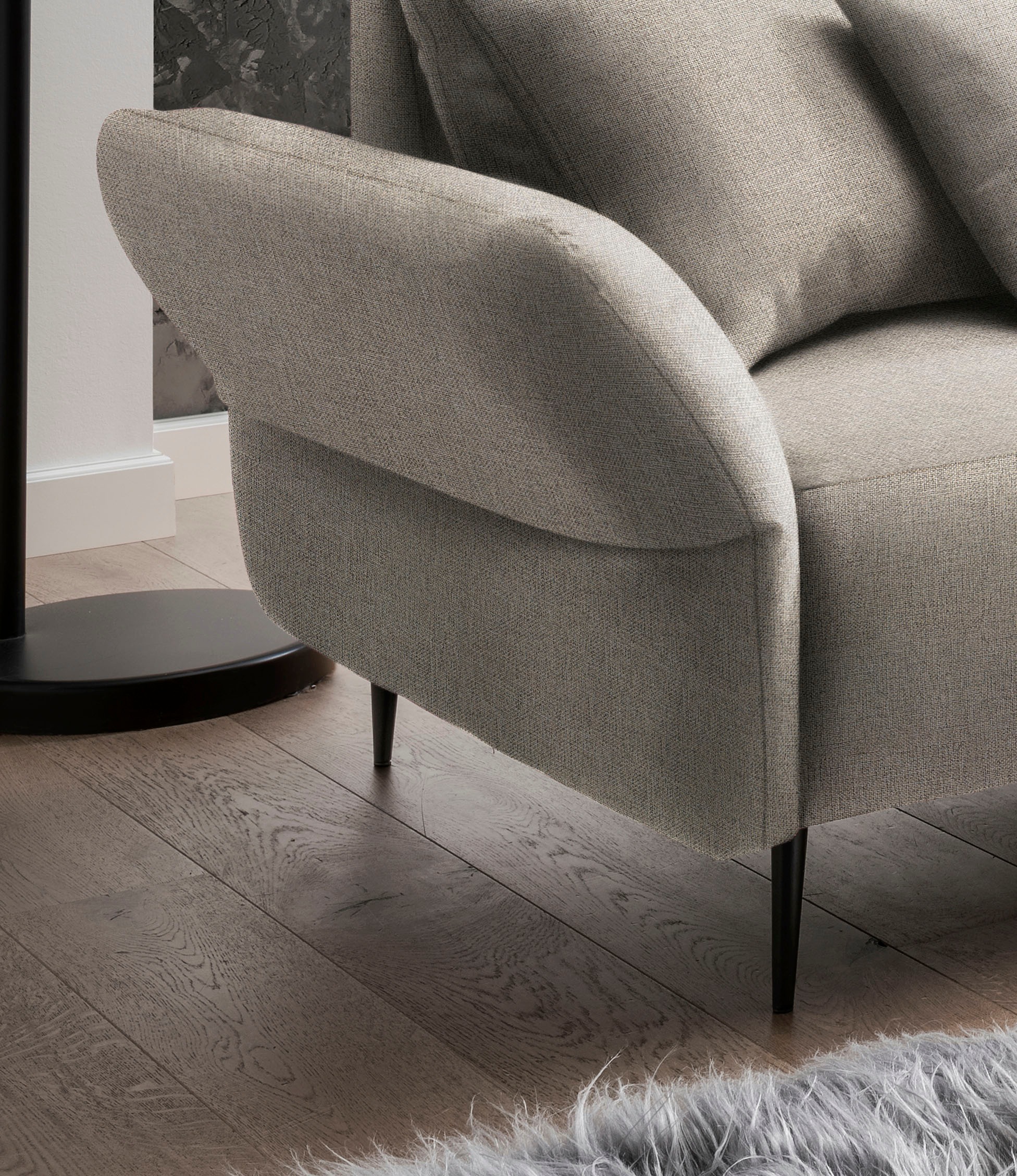 INOSIGN Ecksofa »Amarena L-Form«, inklusive Armlehnenverstellfunktion, 4x Zierkissen gratis