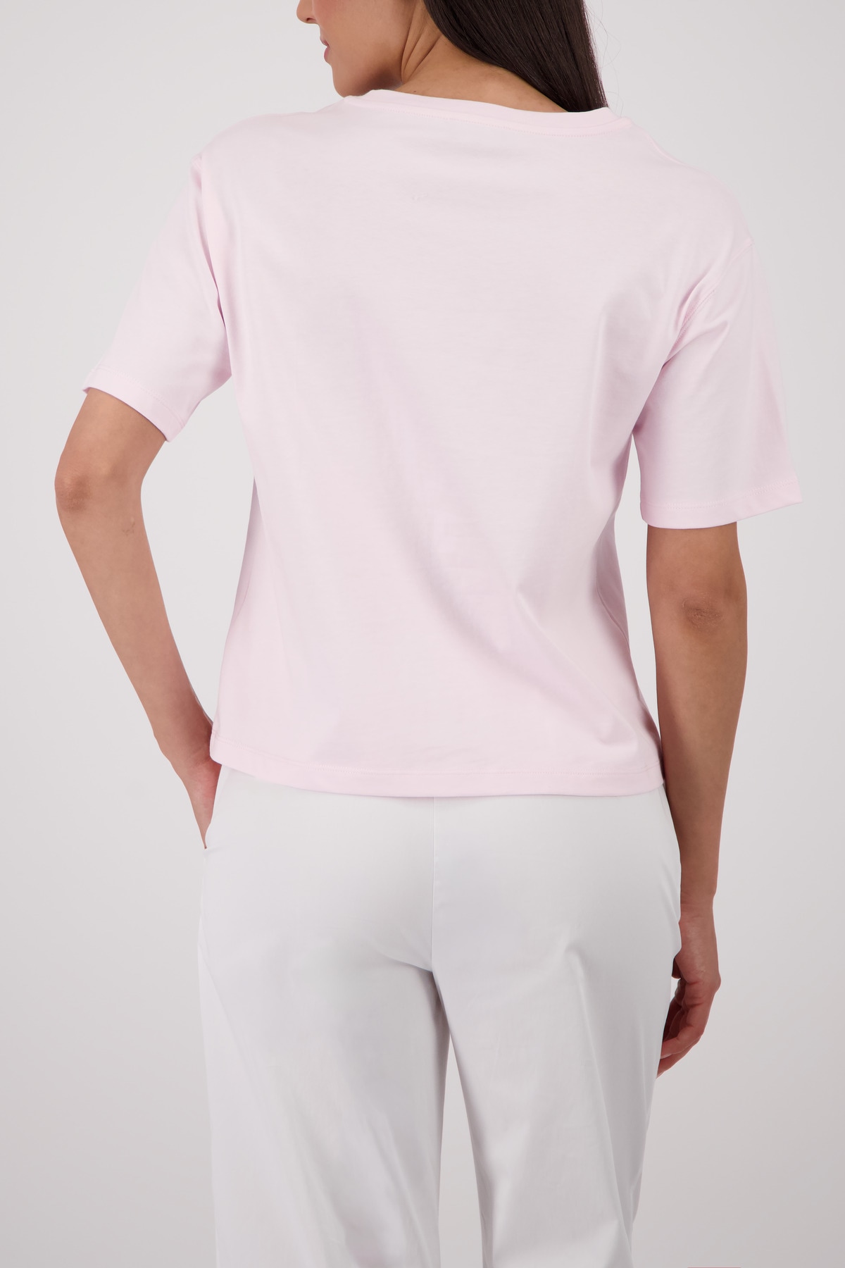 Monari T-shirt »Shirt Druck platziert« coupe régulière avec inscription