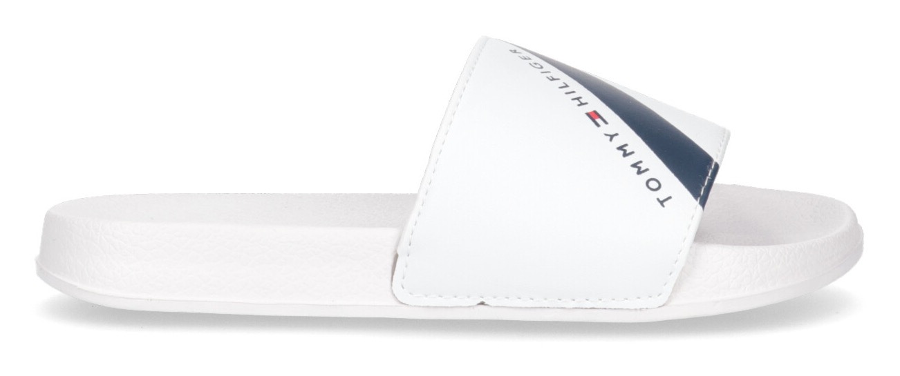 Image of Tommy Hilfiger Pantolette »FLAG PRINT POOL SLIDE«, mit diagonaler Flagge bei Ackermann Versand Schweiz