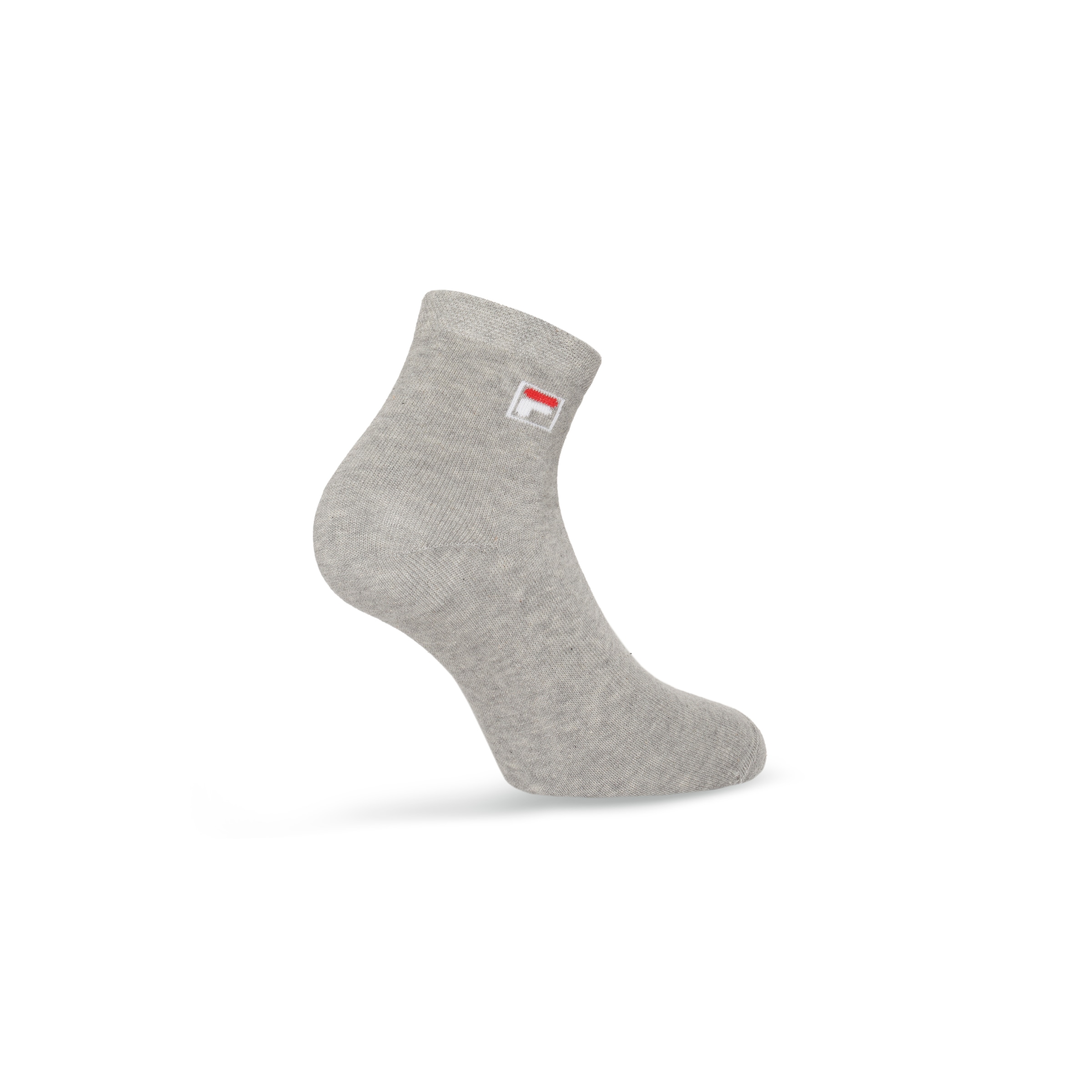Fila Kurzsocken »UNISEX QUARTER PLAIN SOCKS«, (3 Paar), mit eingestrickem Logo