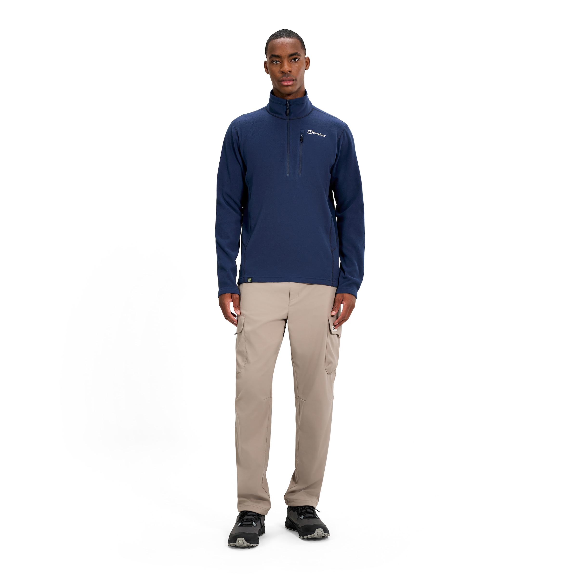 Berghaus Pull en maille polaire aus Polyester, mit Half-Zip, aus Polartec® Classic Microfleece