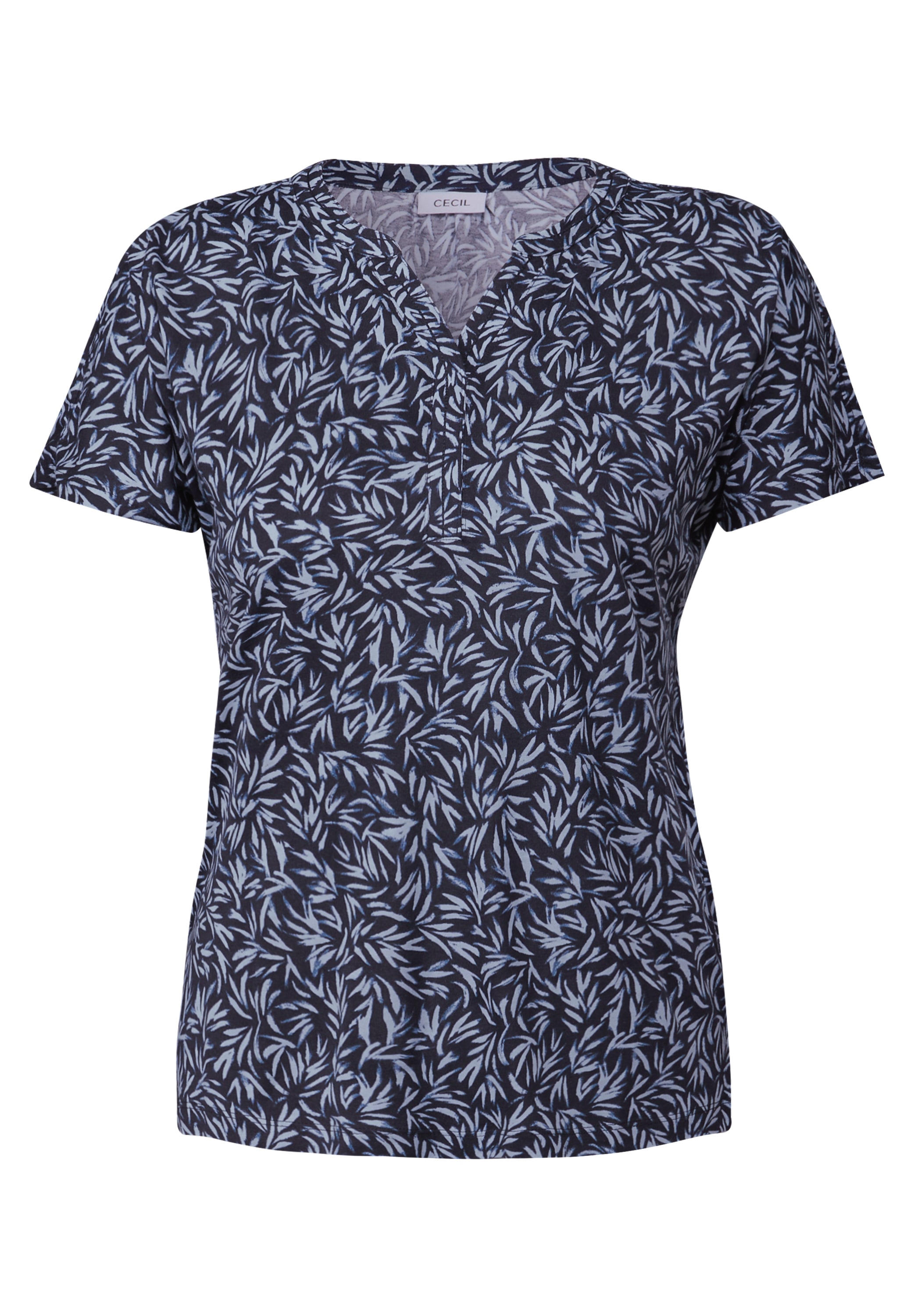 Cecil T-Shirt, mit Minimal Print und im Tunika Look