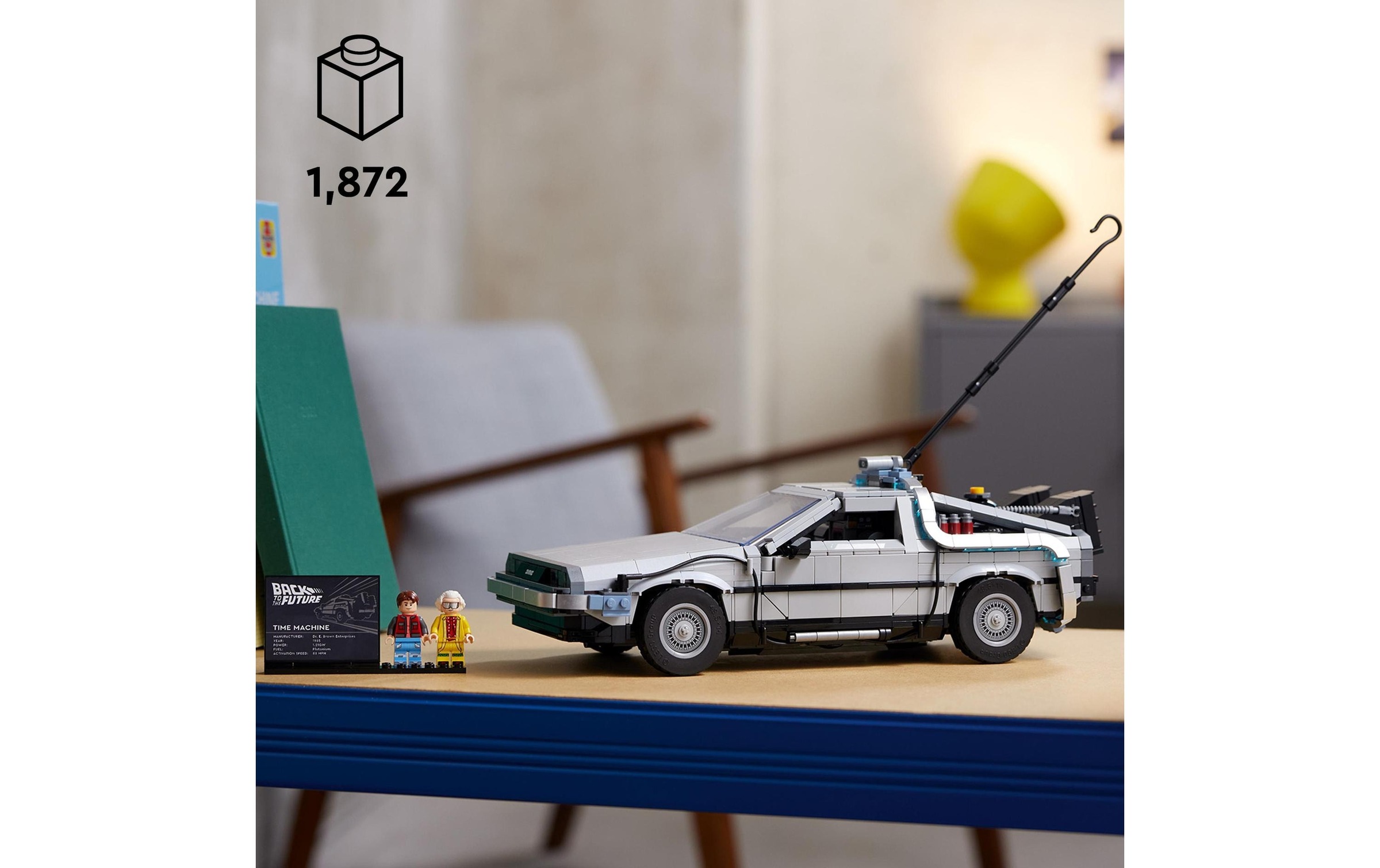 LEGO® Spielzeug-Auto »to the Future Zeitmaschine 10300«, (1872 tlg.)