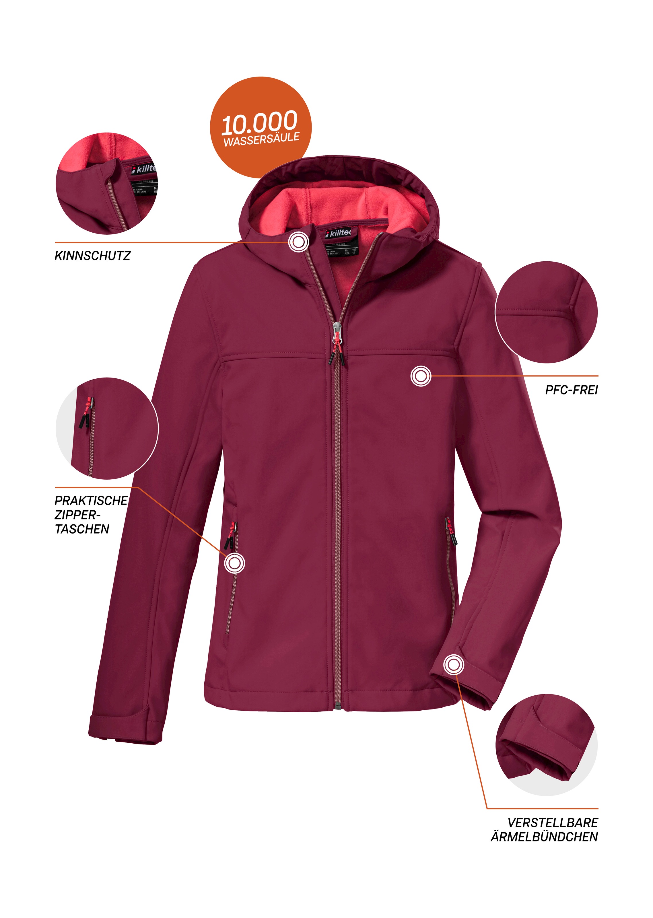 Killtec Softshelljacke »KOW 194 GRLS SFTSHLL JCKT«