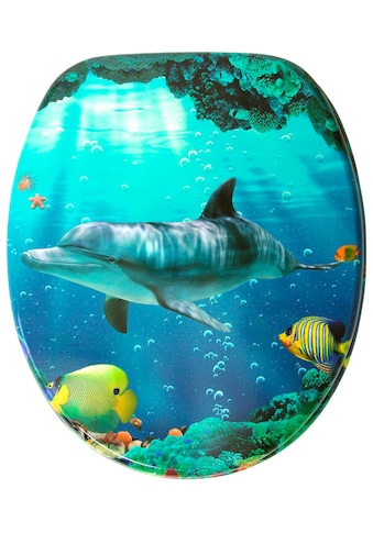 WC-Sitz »Delphin Korallen«