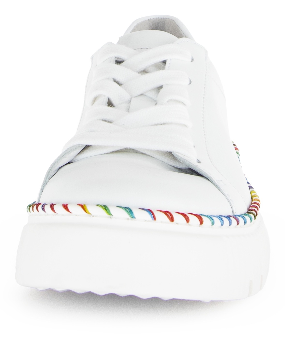 Gabor Plateausneaker  , Freizeitschuh, Halbschuh, Schnürschuh mit Kontrast-Rahmennaht