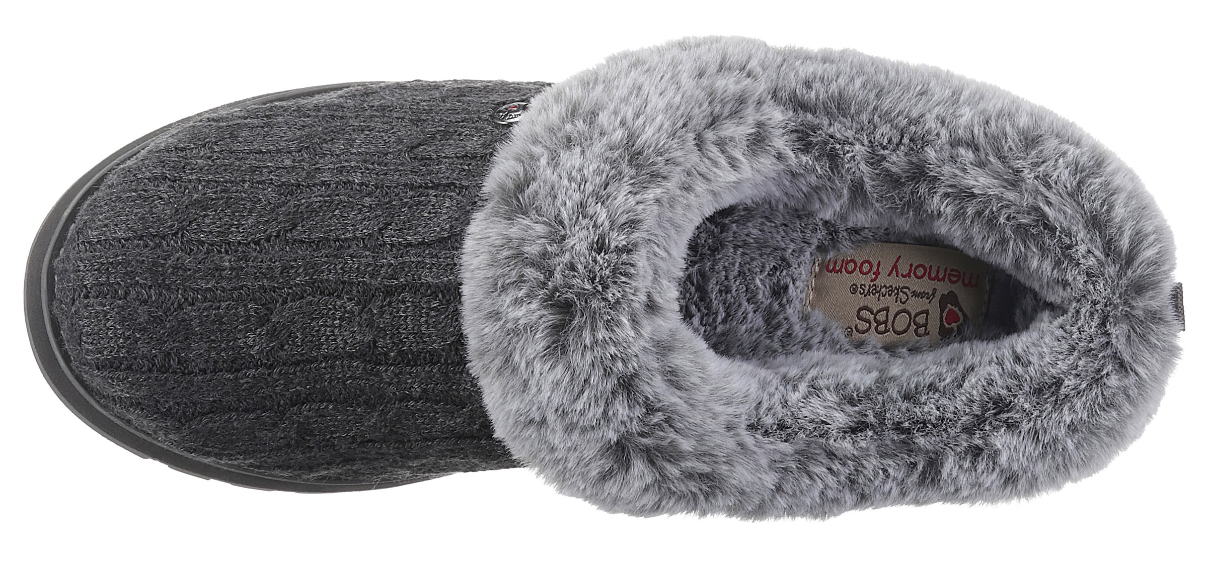Skechers Pantoffel »KEEPSAKES - ICE ANGEL«, Hausschuh in Strick-Optik