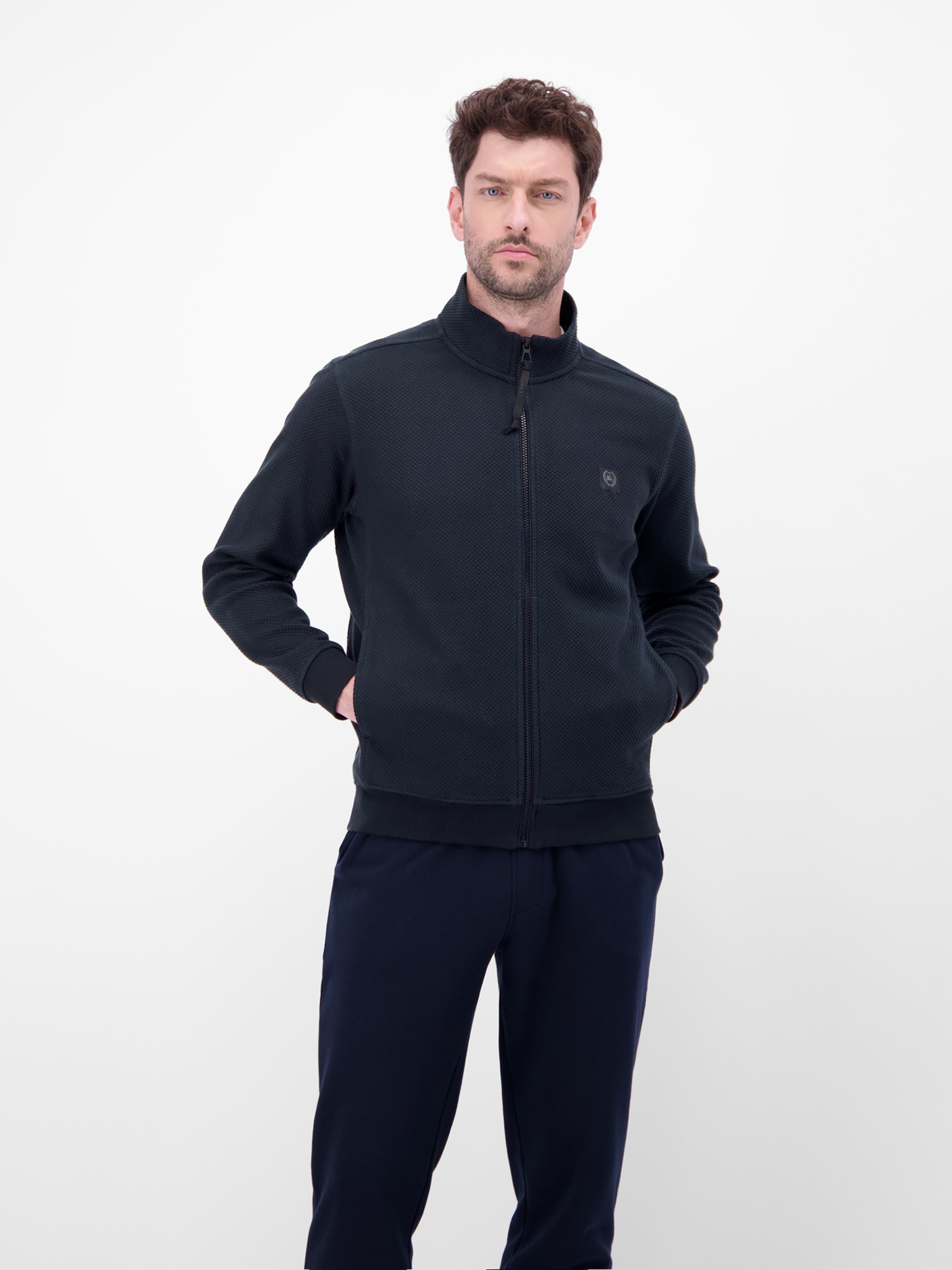 Image of LERROS Sweatjacke "Sweatjacke aus flexiblem Baumwollmischgewebe"